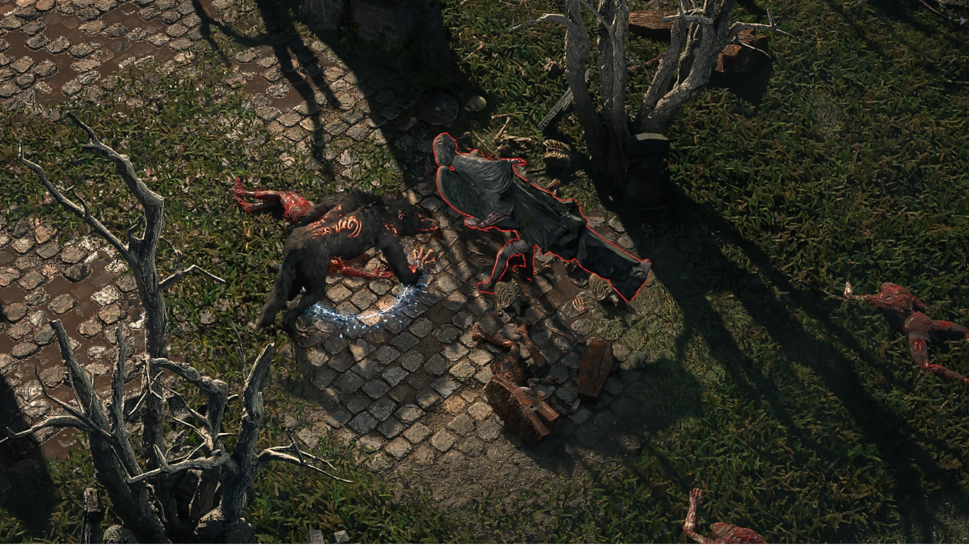 Burdened Wretch enemy encountered in Cemetery of the Forsaken in Path of Exile 2