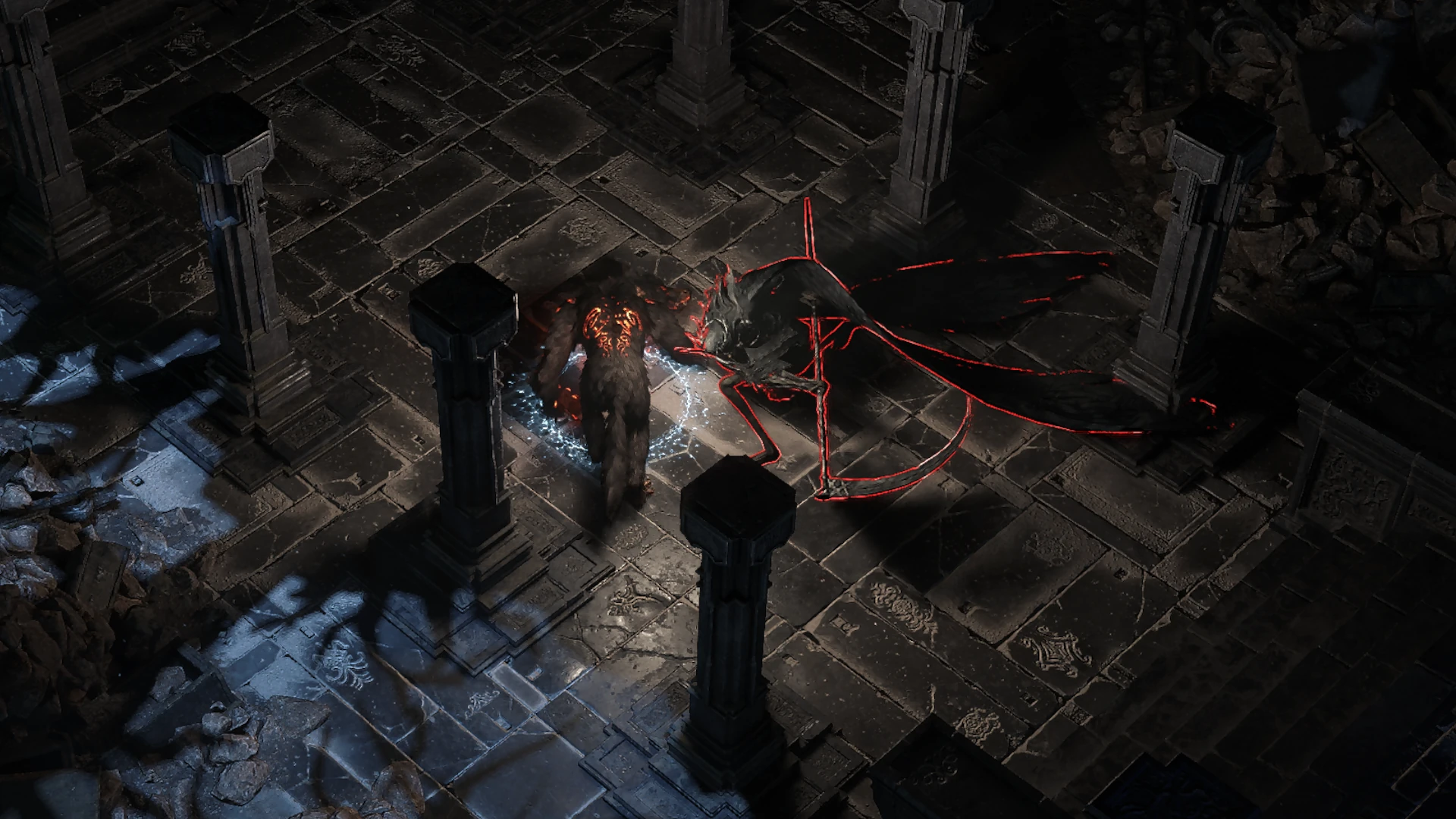 Knight Gaunt enemy encountered in Tomb of the Consort in Path of Exile 2