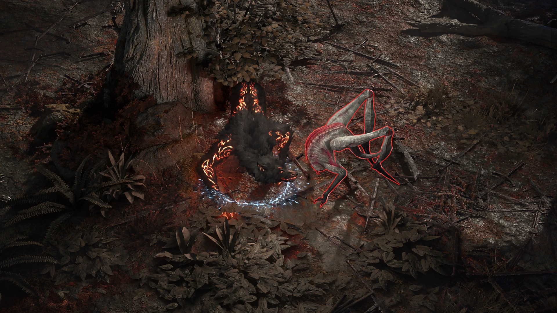 Maw Demon enemy encountered in Red Vale in Path of Exile 2