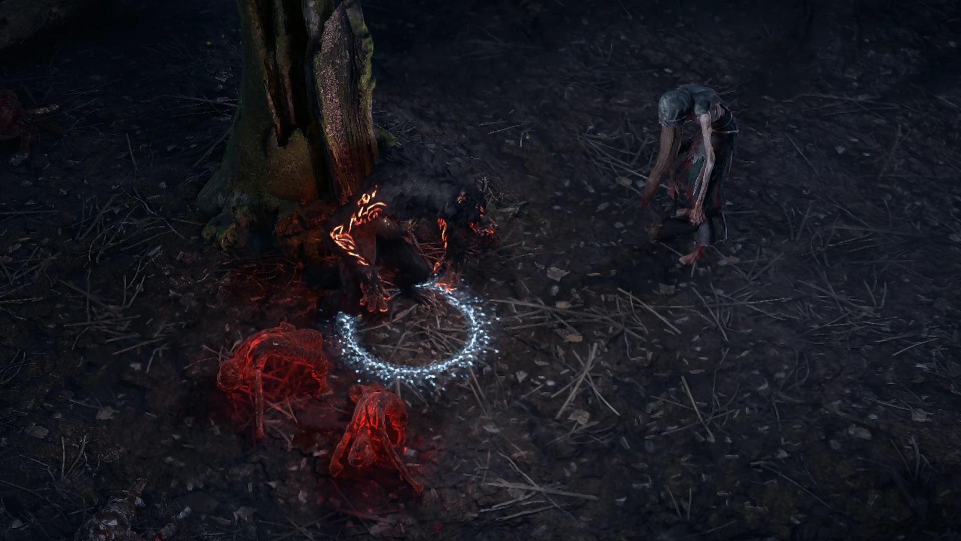 Vile Hag enemy encountered in Clearfell in Path of Exile 2