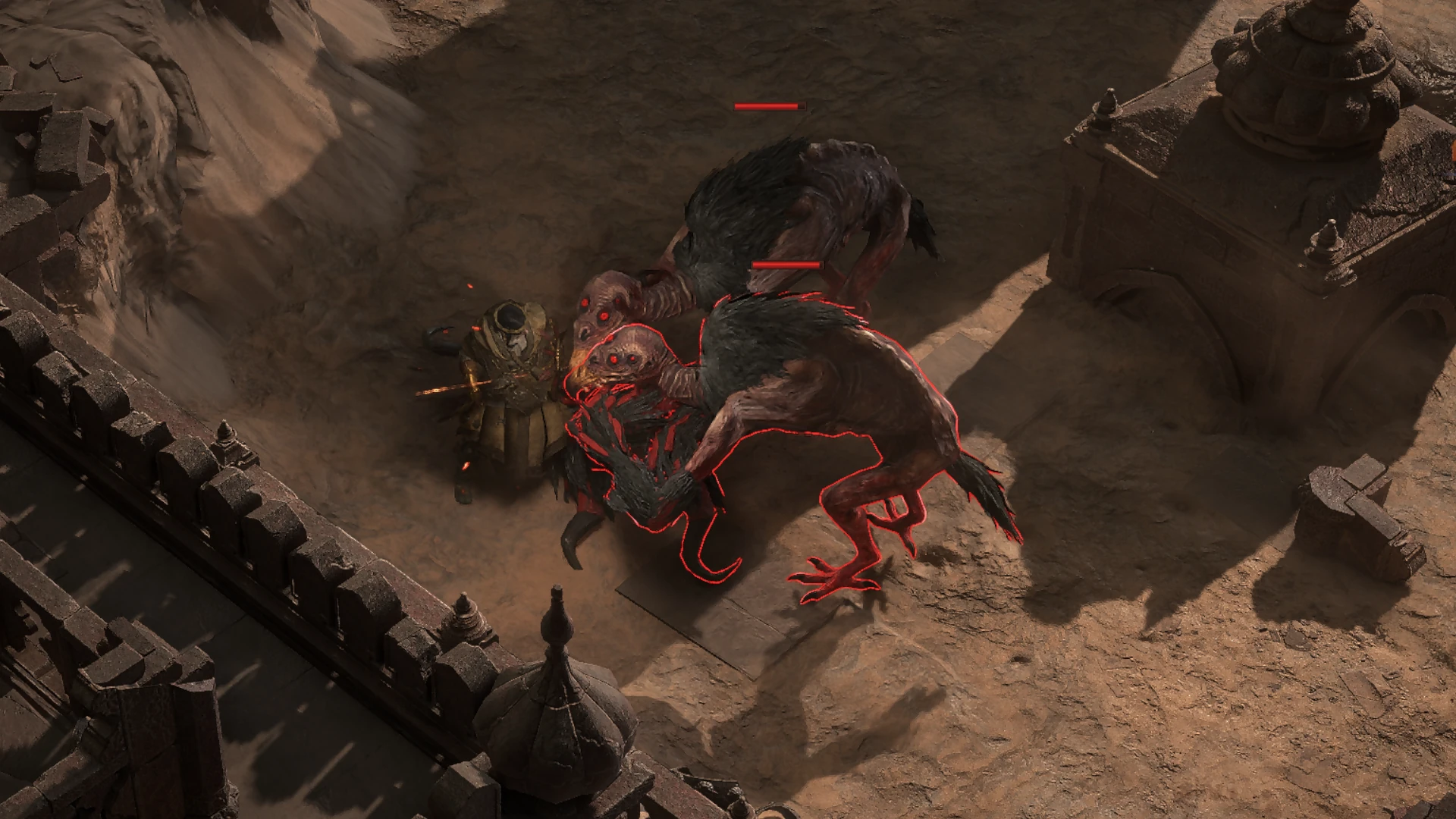 Vile Vulture enemy encountered in Deshar in Path of Exile 2
