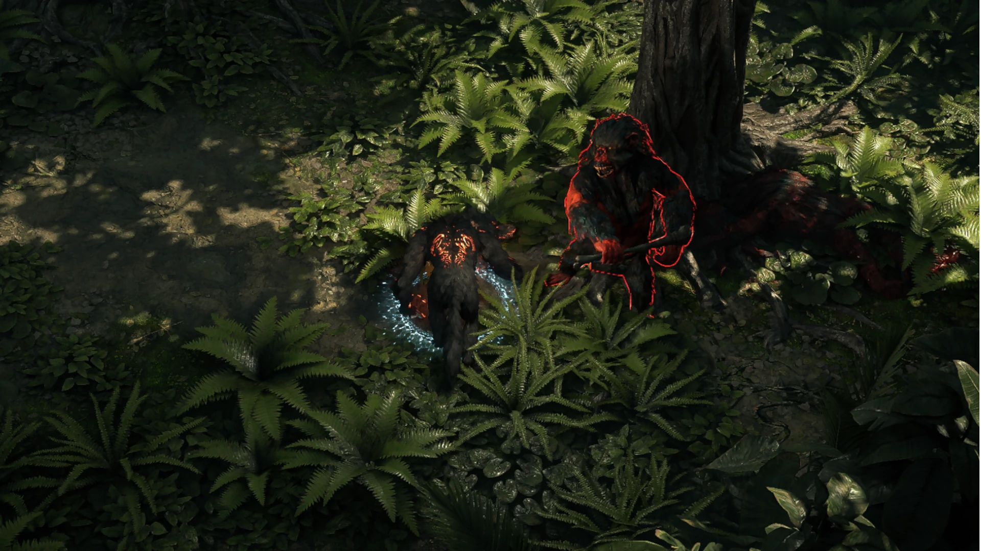 Alpha Primate enemy encountered in Jungle Ruins in Path of Exile 2