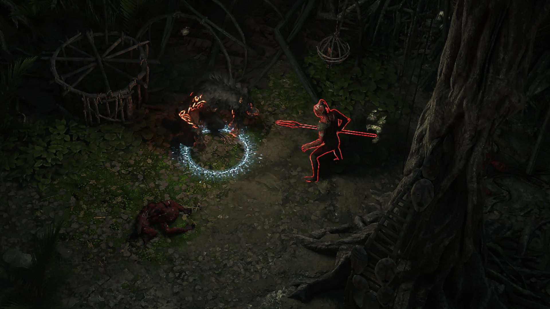 Azak Fleshstabber enemy encountered in Matlan Waterways in Path of Exile 2