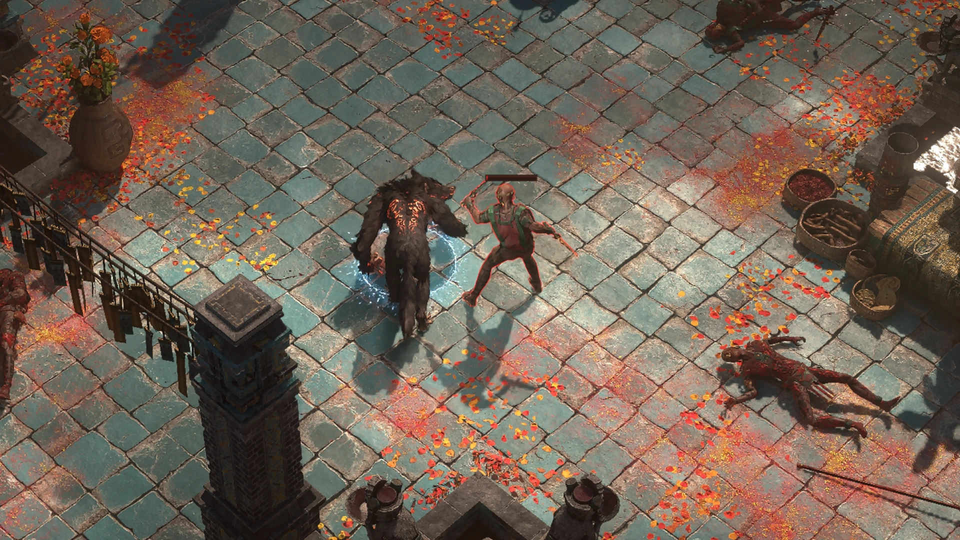 Bannerbearing Zealot encountered in Aggorat in Path of Exile 2