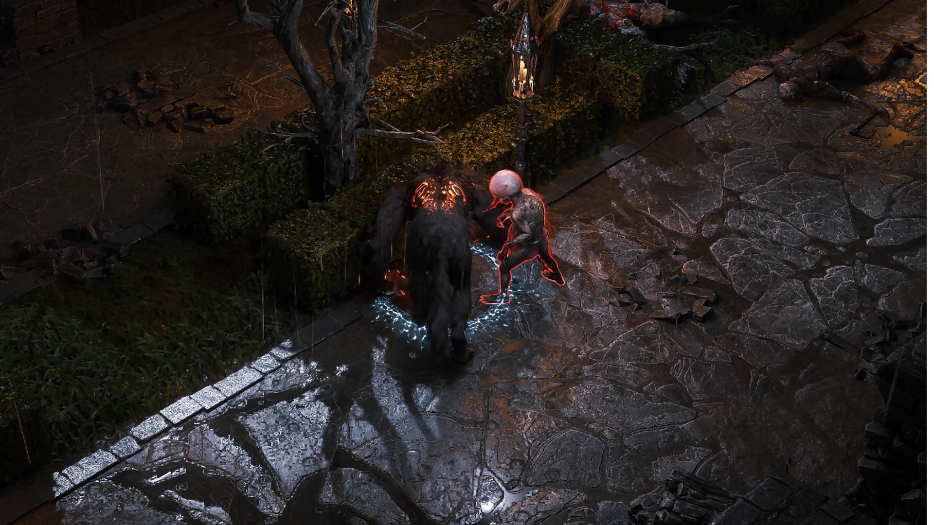 Blood Cretin enemy encountered in Manor Ramparts in Path of Exile 2