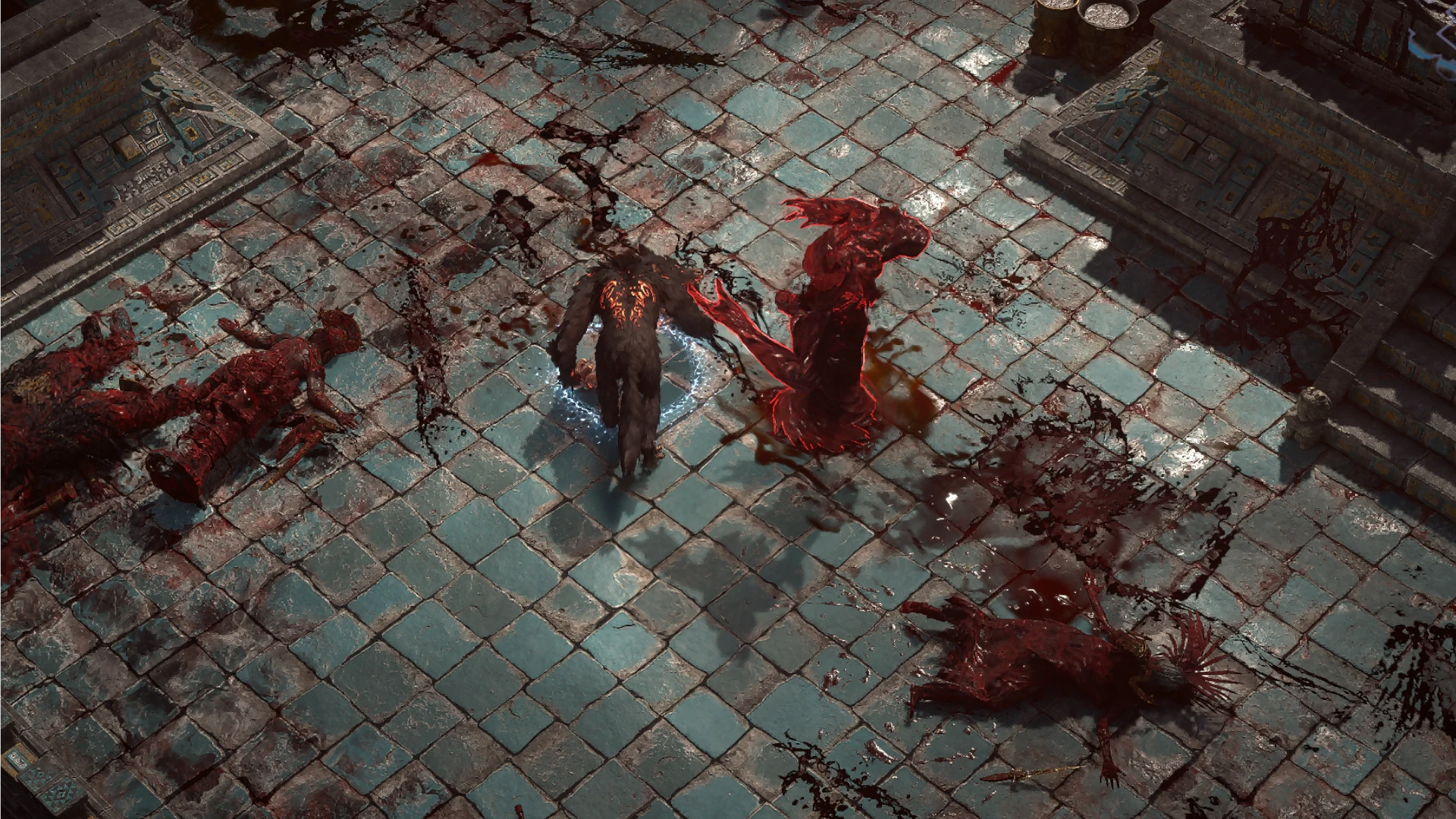 Blood Elemental encountered in Aggorat in Path of Exile 2