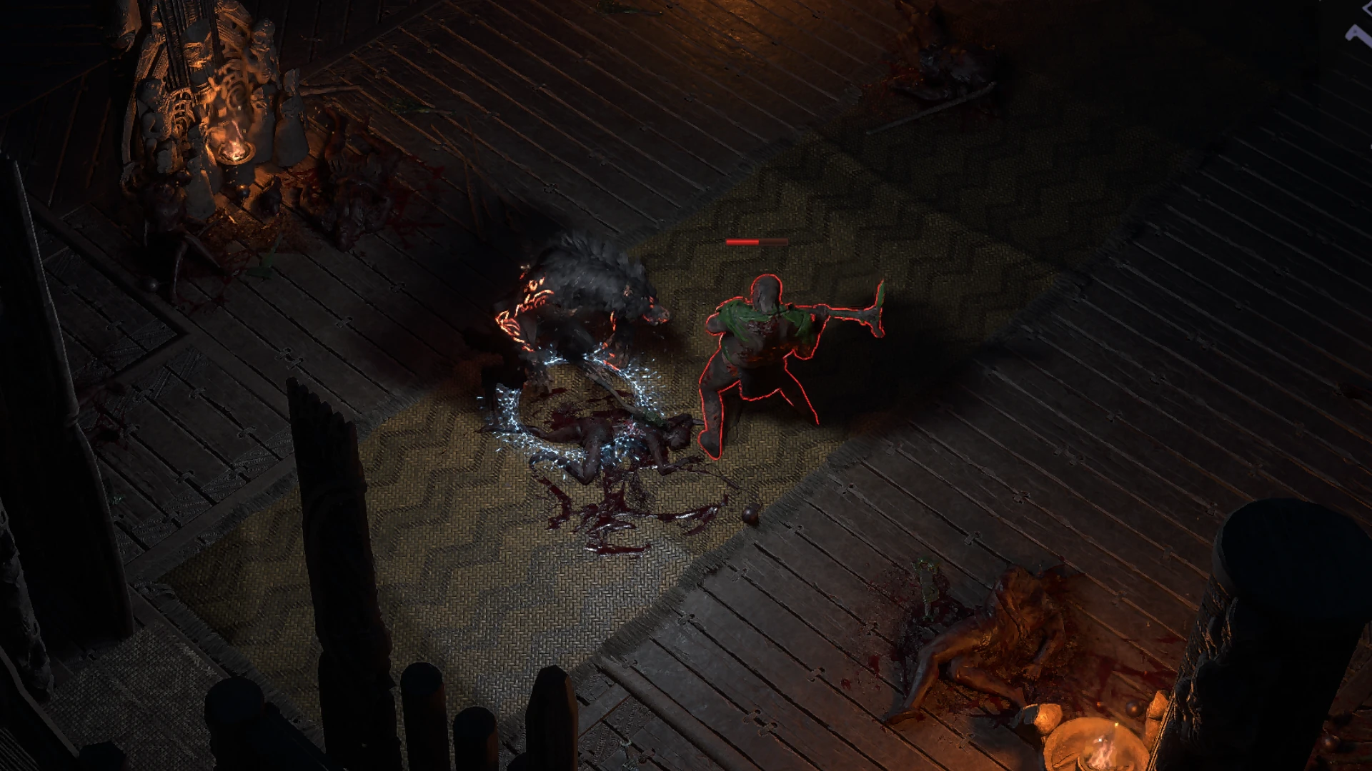 Blood-fevered Warrior encountered in Ngakanu in Path of Exile 2