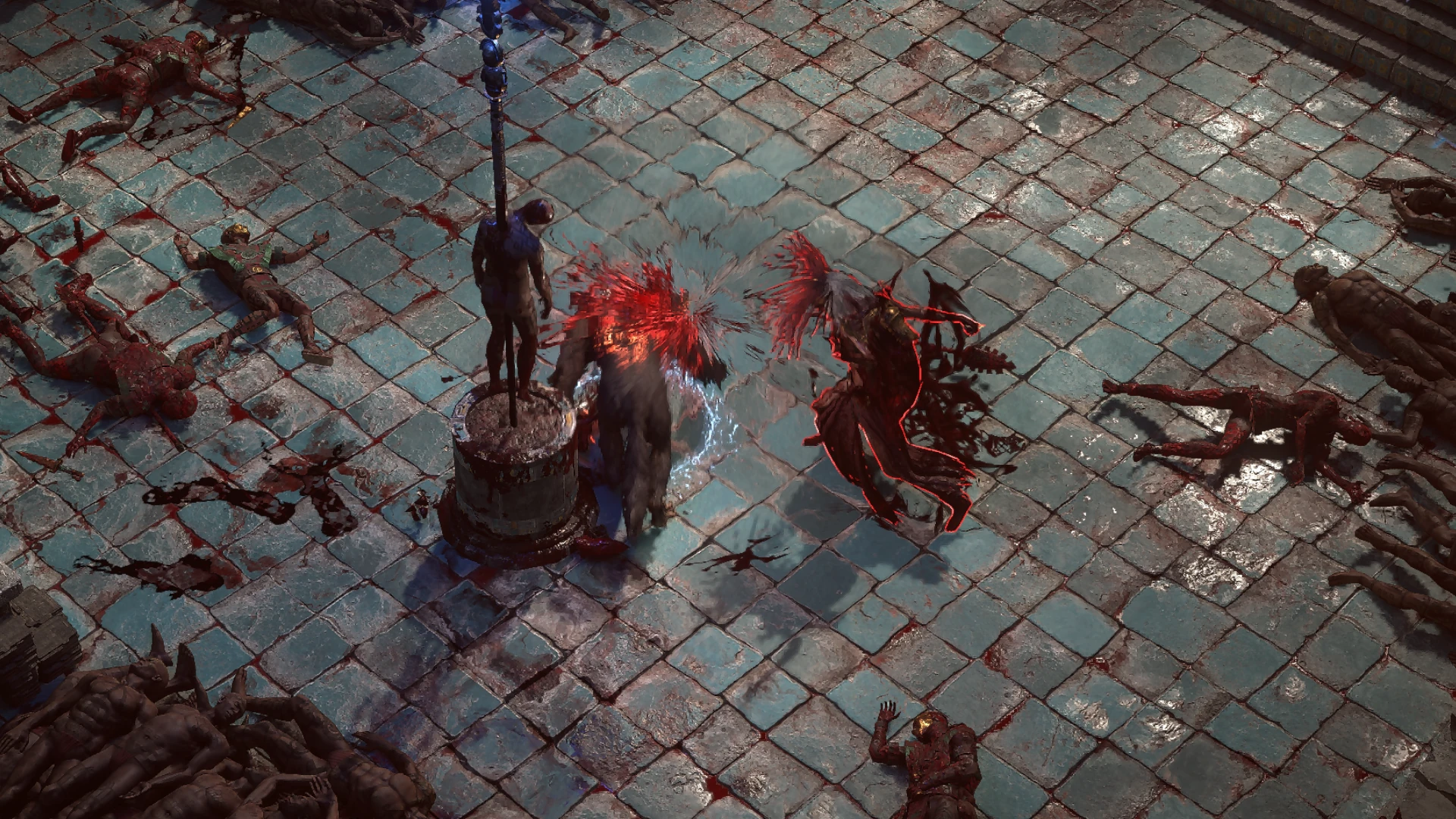 Blood Priestess encountered in Aggorat in Path of Exile 2