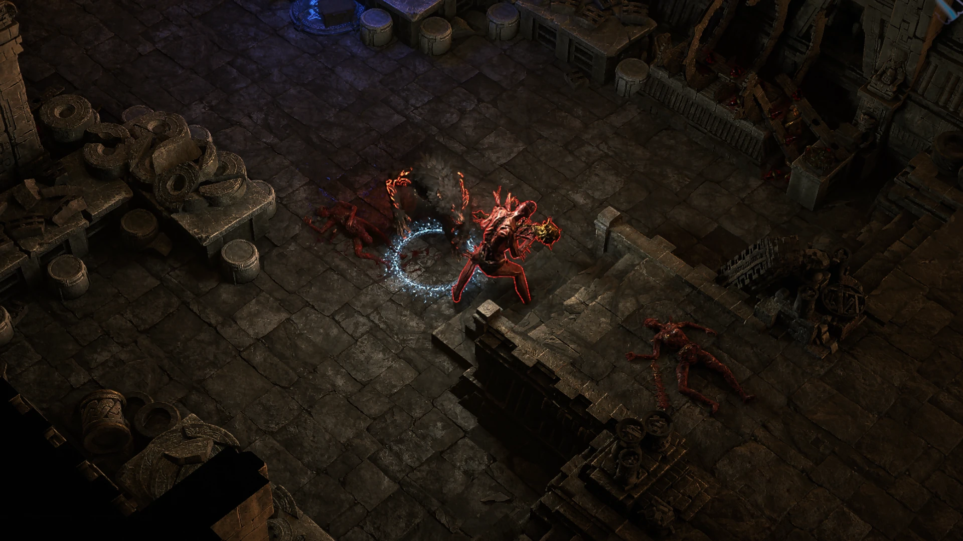 Bloodrite Guard 2hMace enemy encountered in Temple of Kopec in Path of Exile 2