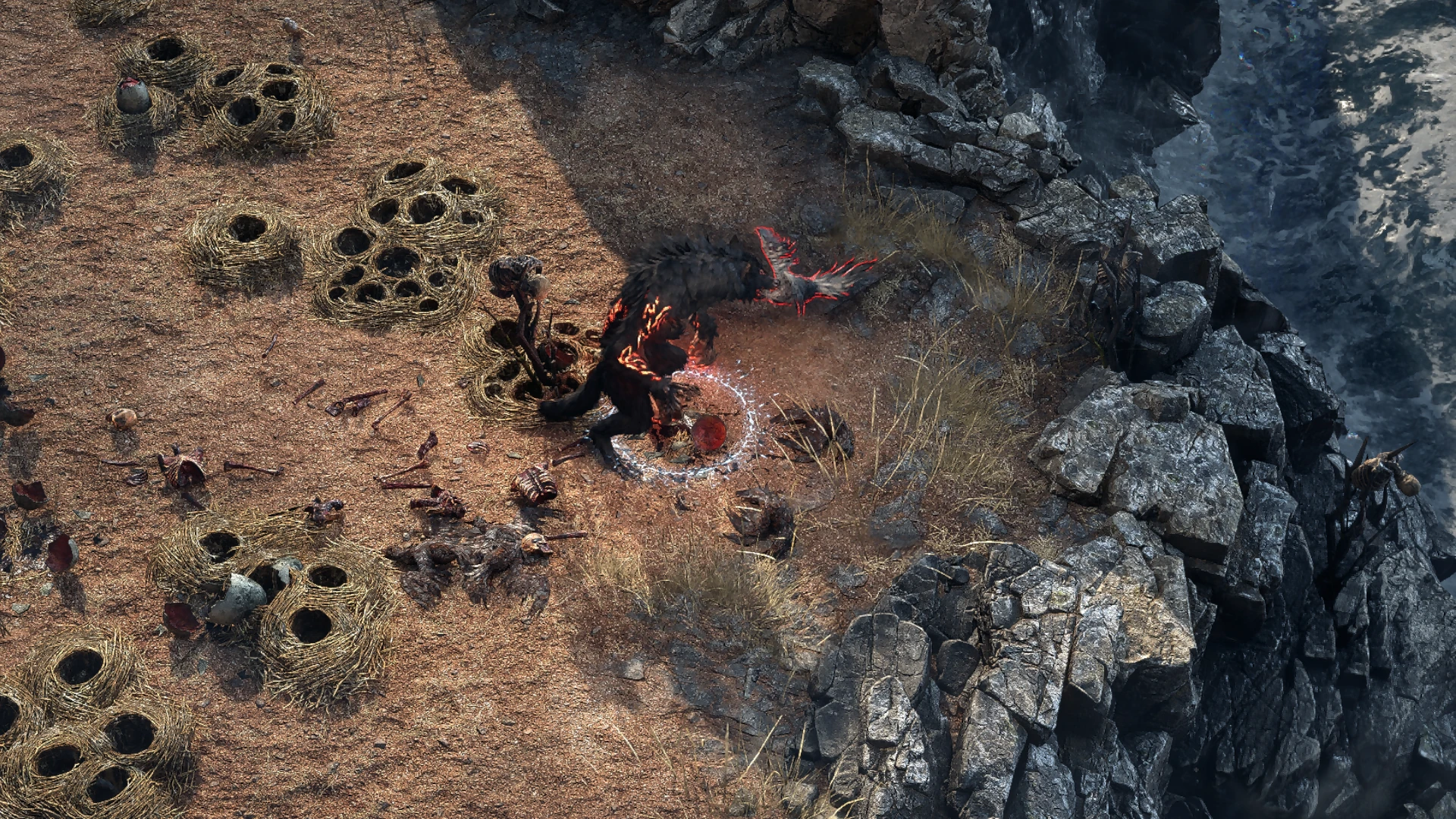 Carrion Gull encountered in Shrike Island in Path of Exile 2