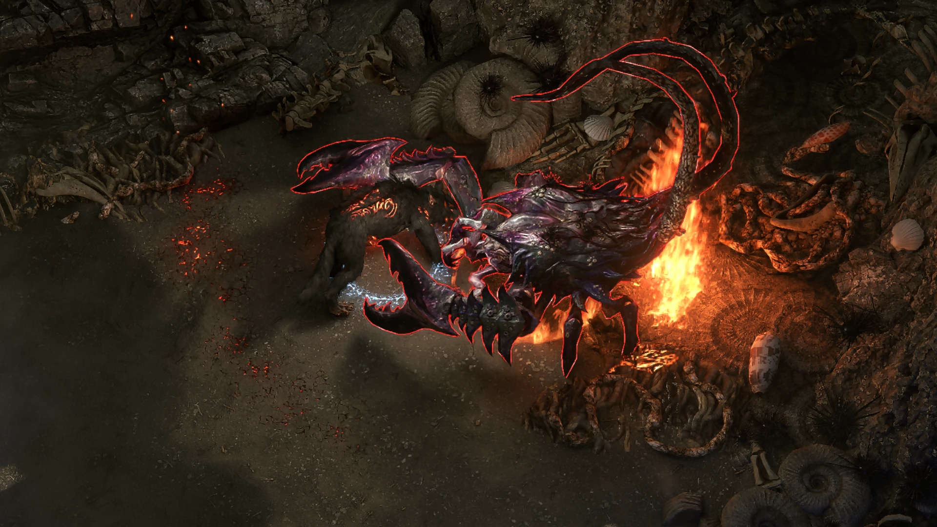 Clawcrunch encountered in Whakapanu Island in Path of Exile 2
