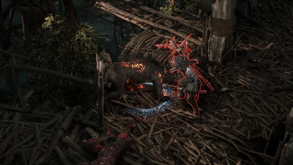Cultist Warrior53 enemy encountered in Freythorn in Path of Exile 2