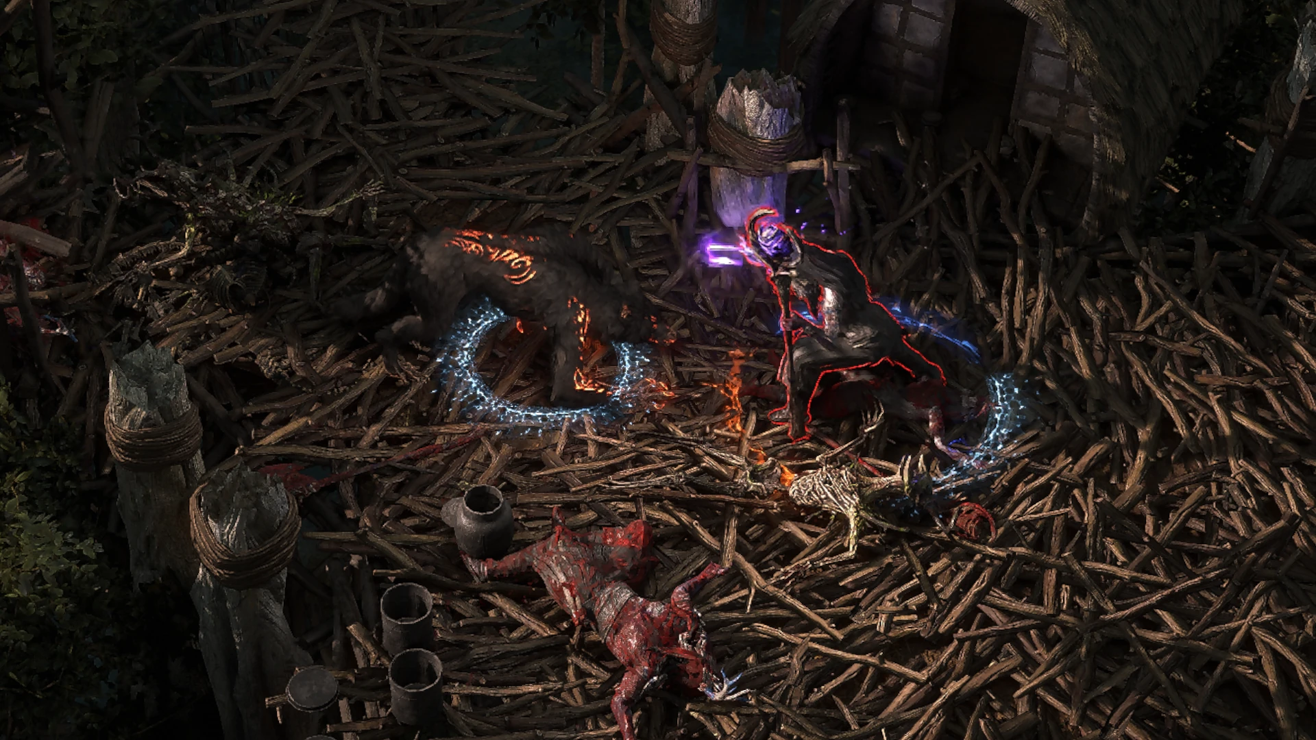 Cultist Witch enemy encountered in Freythorn in Path of Exile 2
