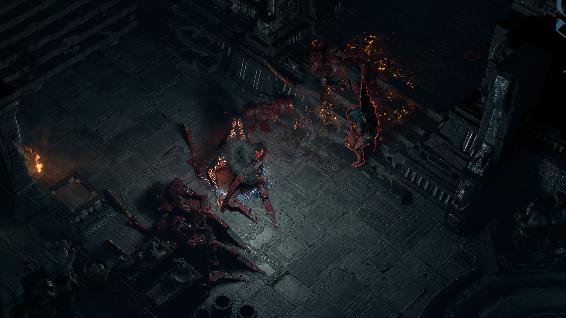 Doryani's Elite Fire encountered in The Black Chambers in Path of Exile 2