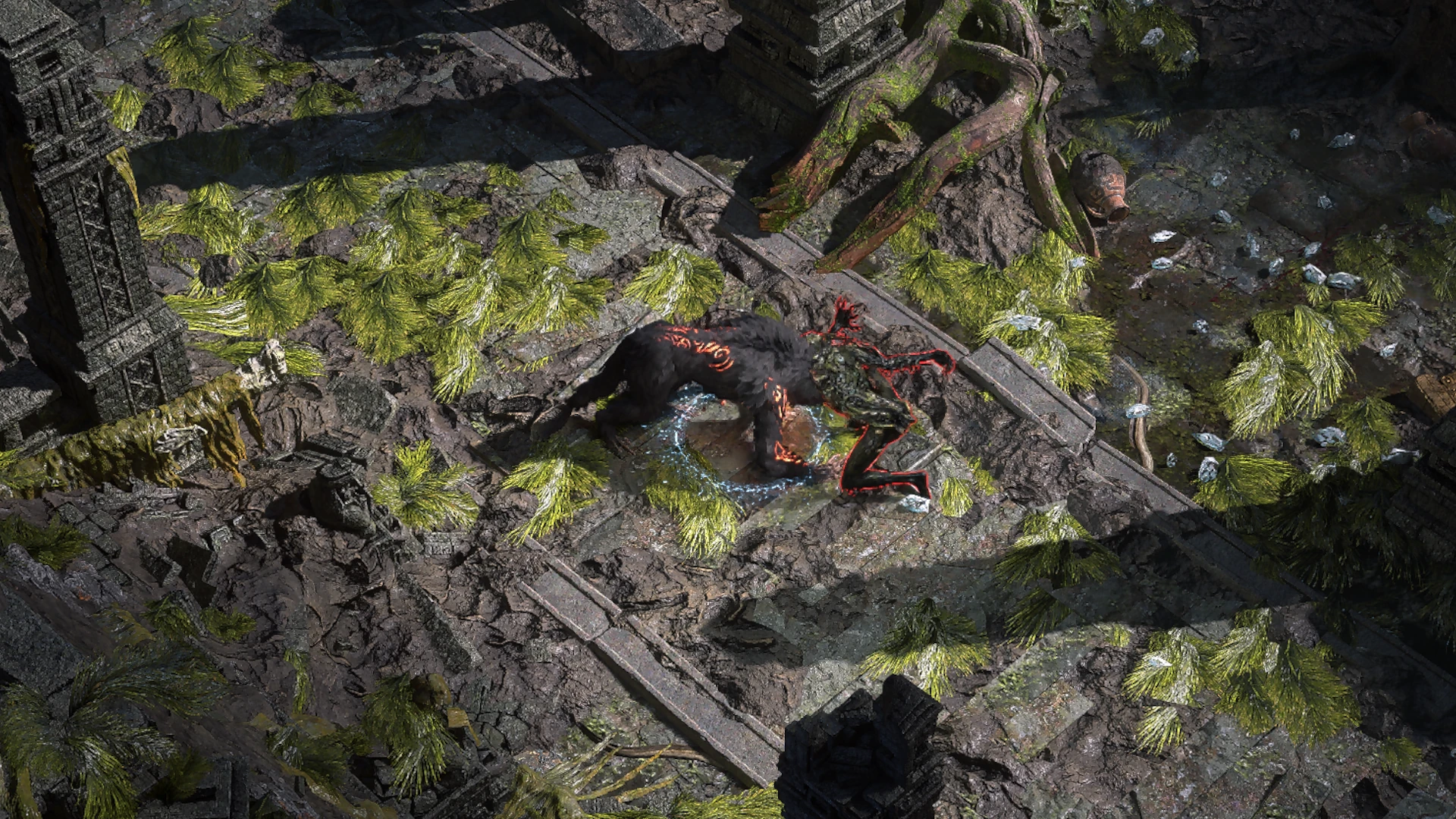 Drowned Crawler enemy encountered in The Drowned City in Path of Exile 2