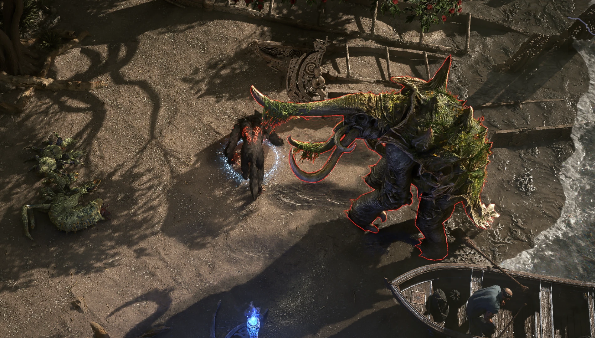 Elephant Tortoise encountered in Whakapanu Island in Path of Exile 2
