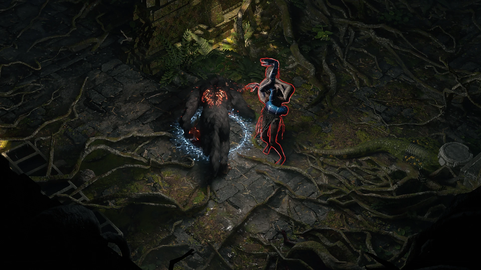 Entrailhome Shambler enemy encountered in The Venom Crypts in Path of Exile 2