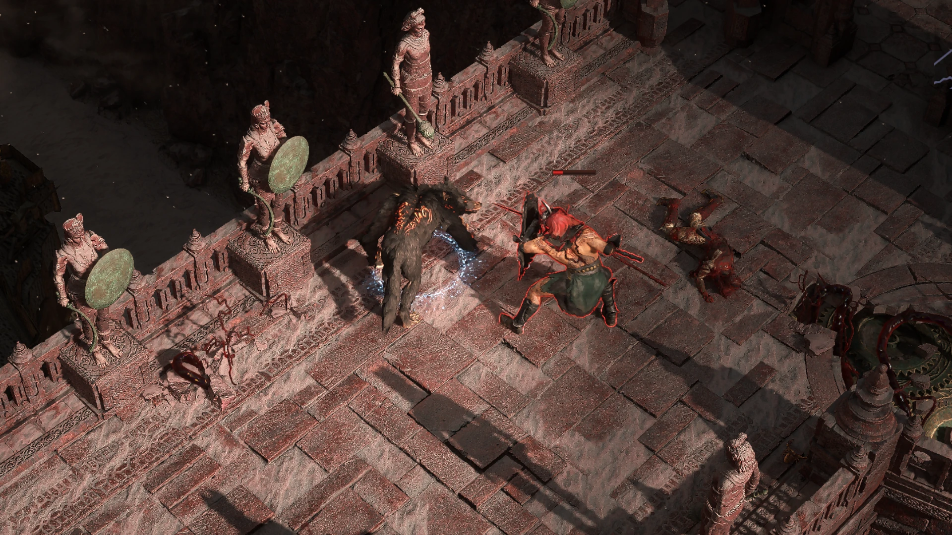 Faridun Heavy Infantry enemy encountered in Halani Gates in Path of Exile 2
