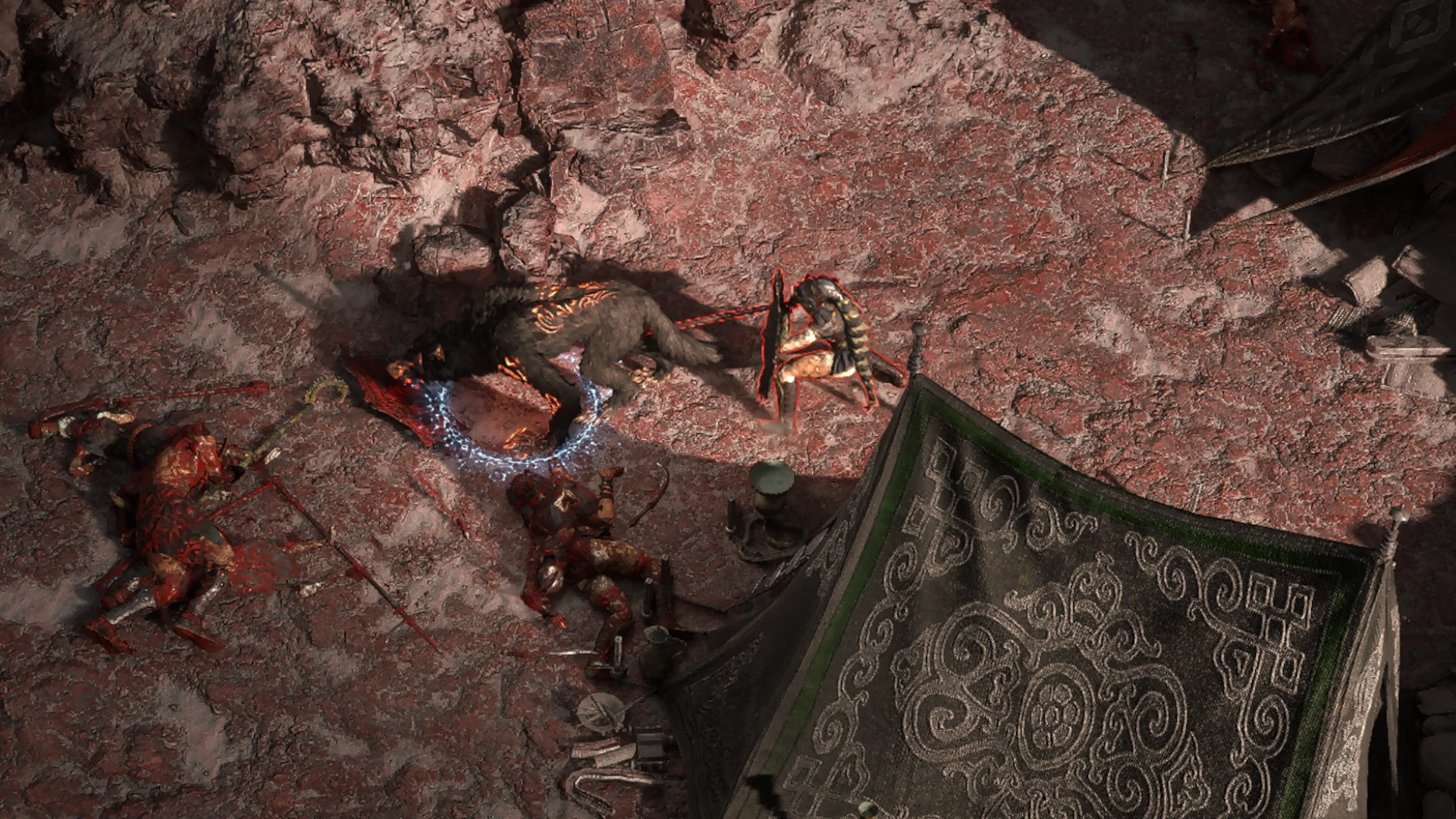 Faridun Infantry enemy encountered in Halani Gates in Path of Exile 2