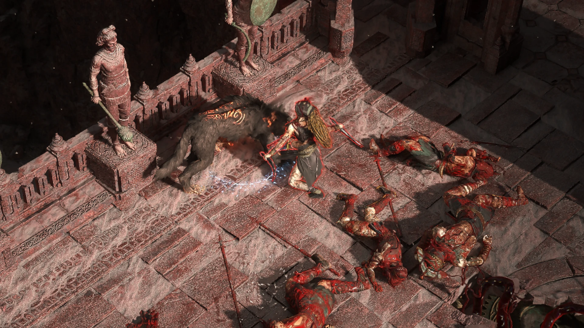 Faridun Wind-slicer enemy encountered in Halani Gates in Path of Exile 2