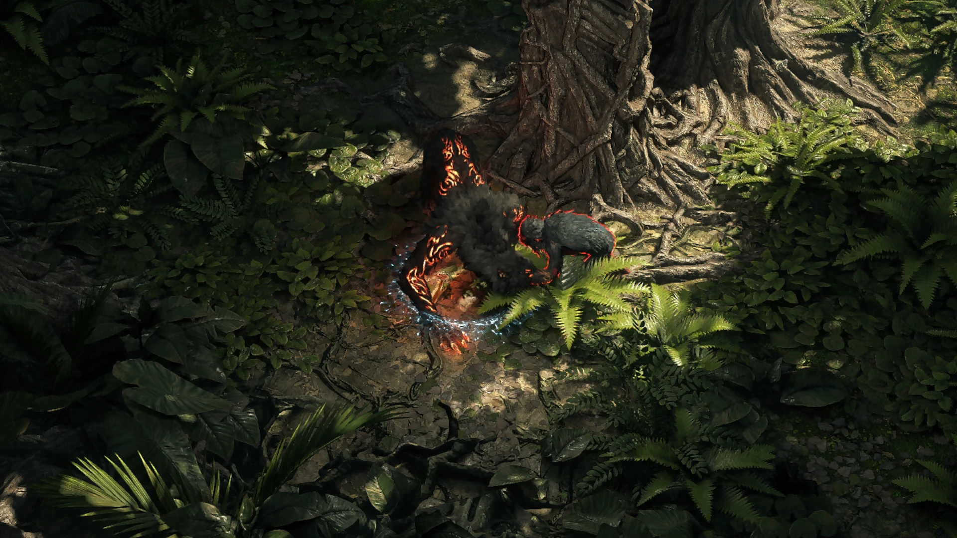 Feral Primate enemy encountered in Jungle Ruins in Path of Exile 2