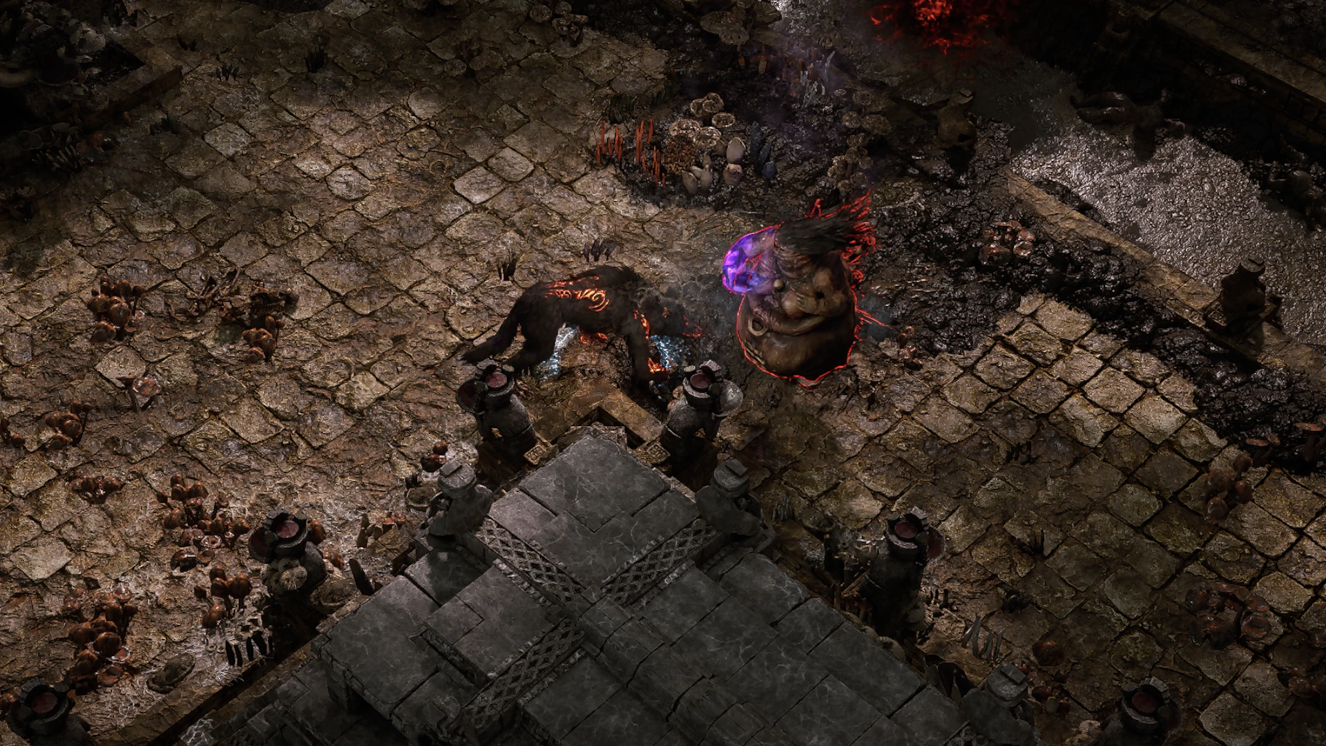 Filthy Crone enemy encountered in Apex of Filth in Path of Exile 2