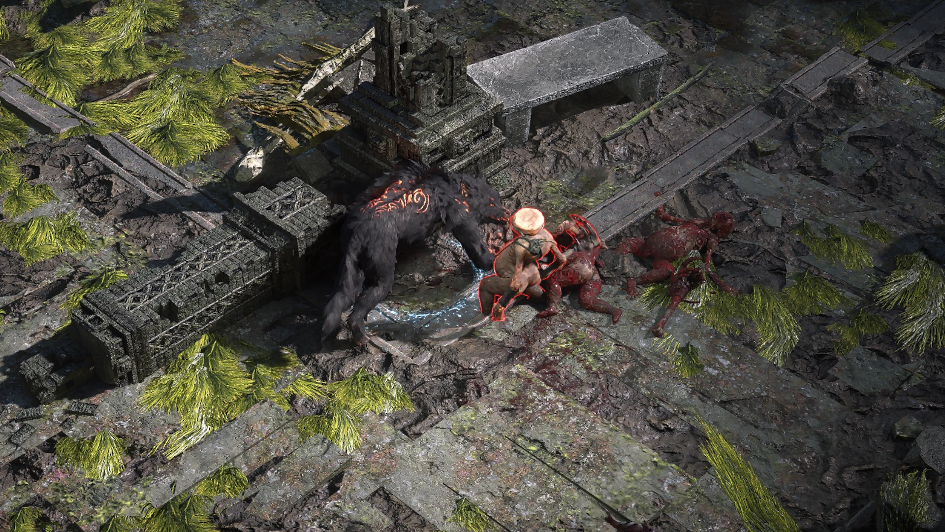Flathead Clubber enemy encountered in The Drowned City in Path of Exile 2