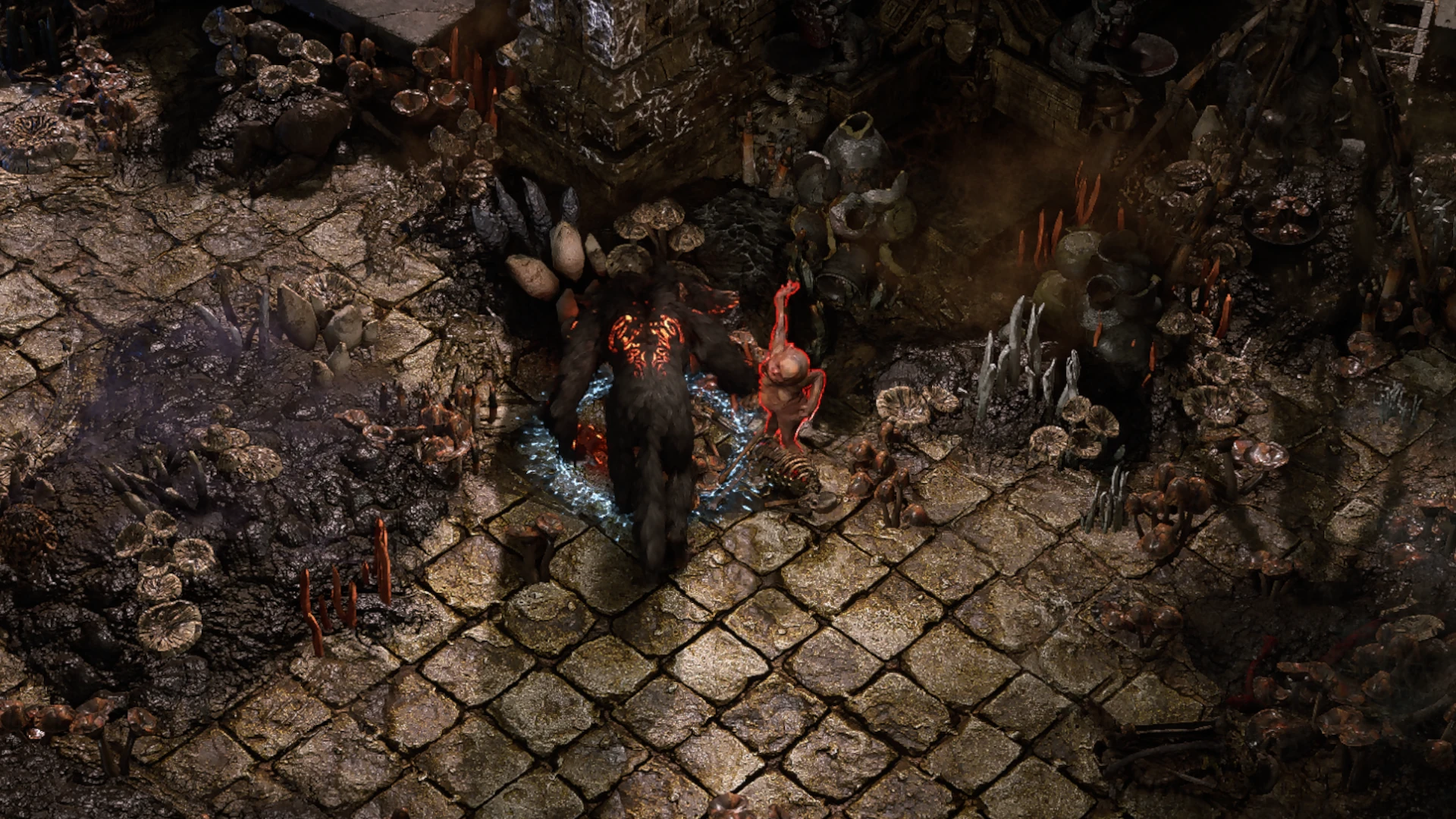 Flathead Youngling enemy encountered in Apex of Filth in Path of Exile 2