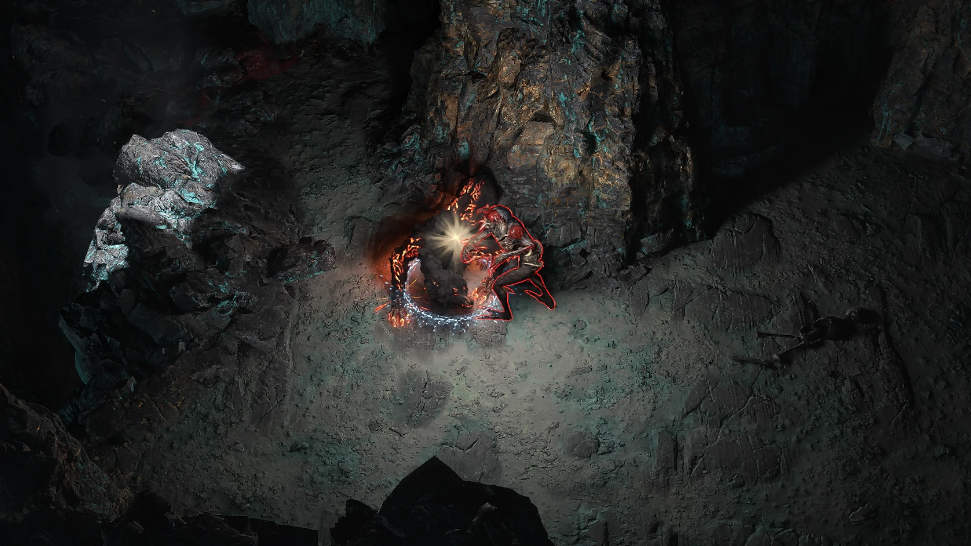 Forgotten Stalker enemy encountered in Mawdun Mine in Path of Exile 2