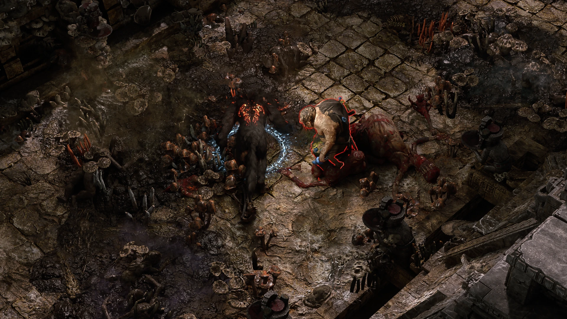 Foul Blacksmith enemy encountered in Apex of Filth in Path of Exile 2