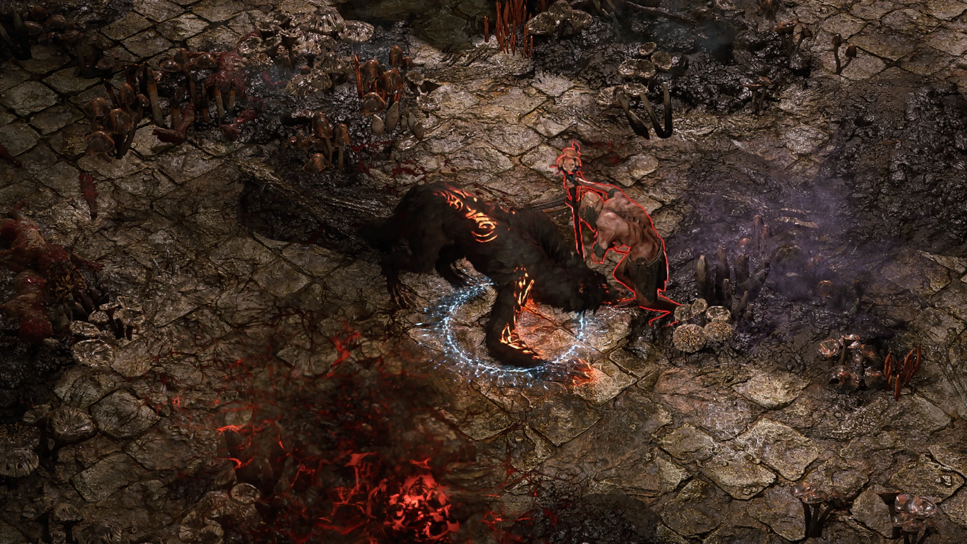 Foul Sage enemy encountered in Apex of Filth in Path of Exile 2