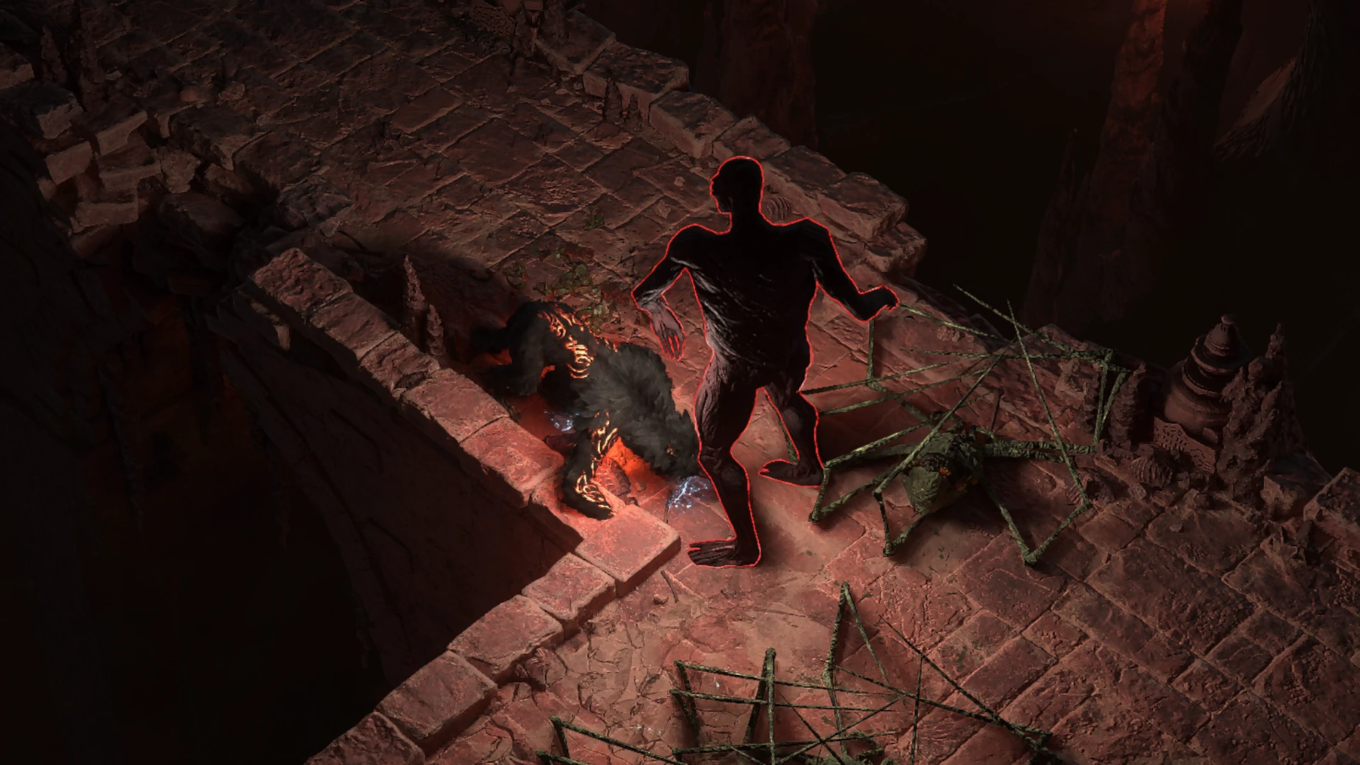 Goliath enemy encountered in Titan Grotto in Path of Exile 2