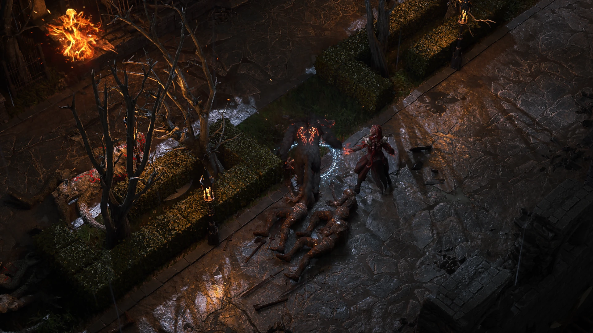 Iron Thaumaturgist enemy encountered in Manor Ramparts in Path of Exile 2