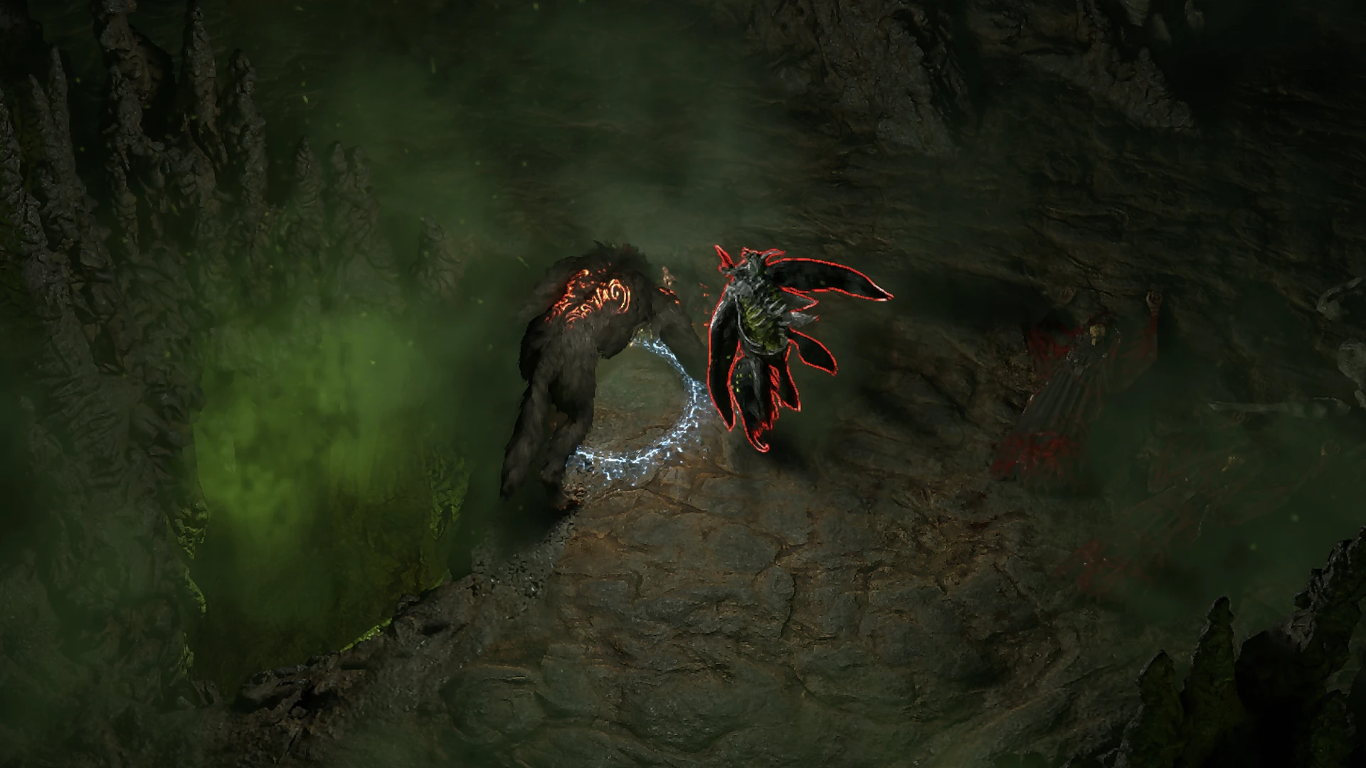 Lightless Vengewing enemy encountered in Lightless Passage in Path of Exile 2