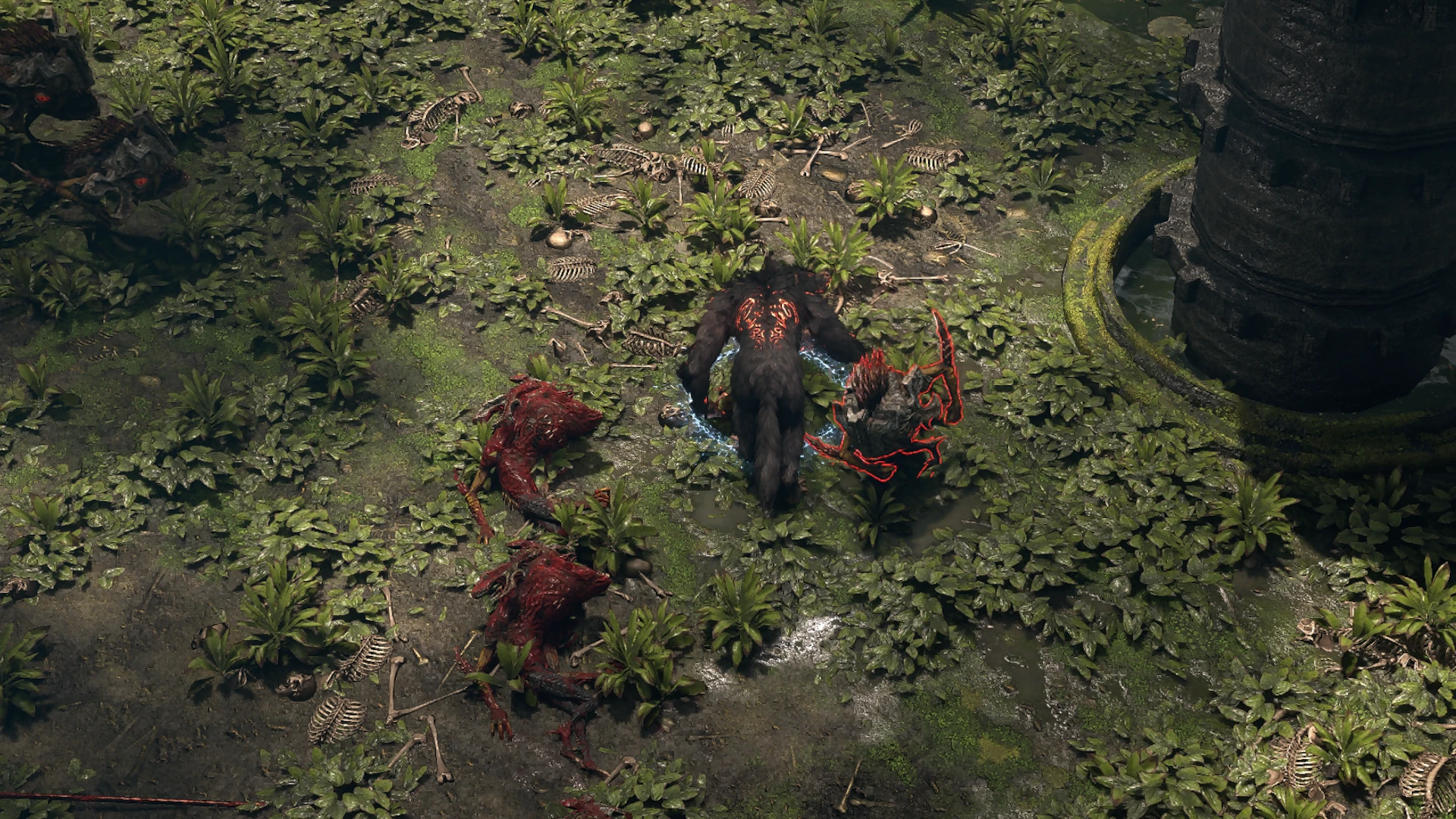 Petulant Stonemaw enemy encountered in Trial of Chaos in Path of Exile 2