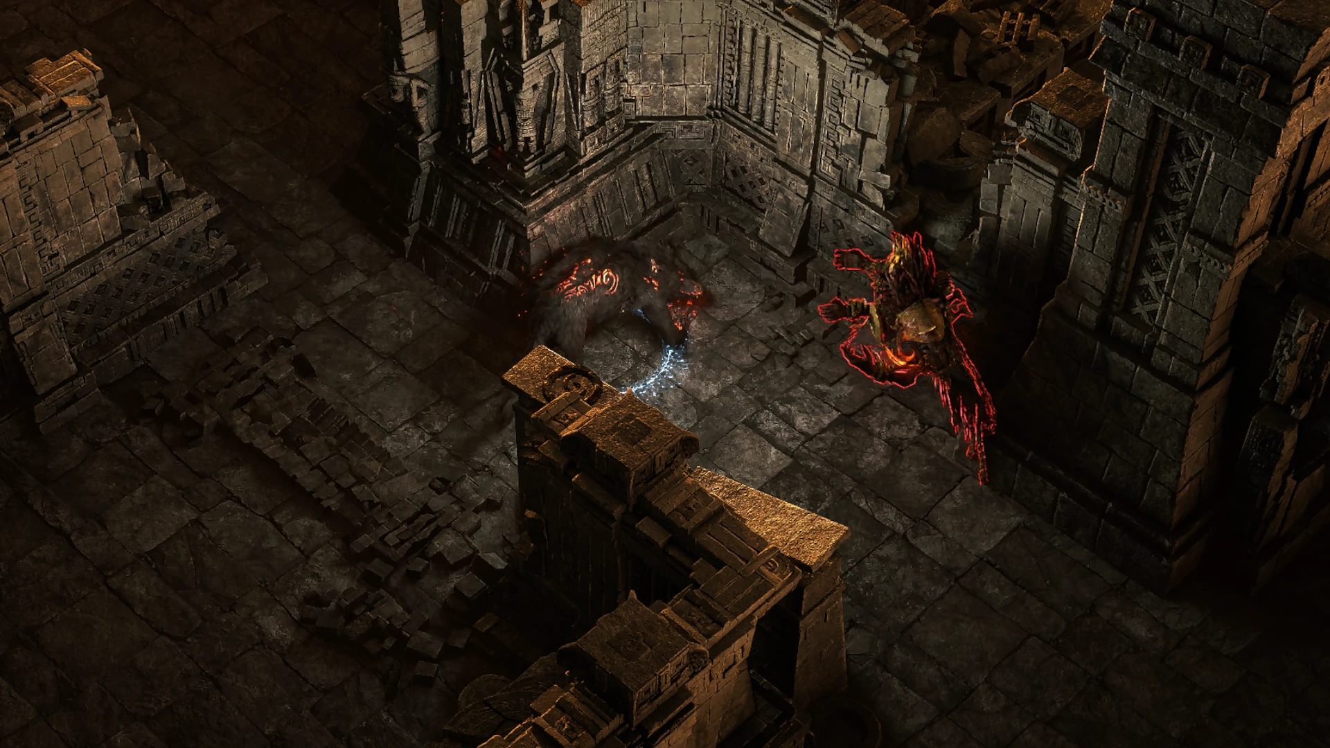 Priest of the Sun enemy encountered in Temple of Kopec in Path of Exile 2