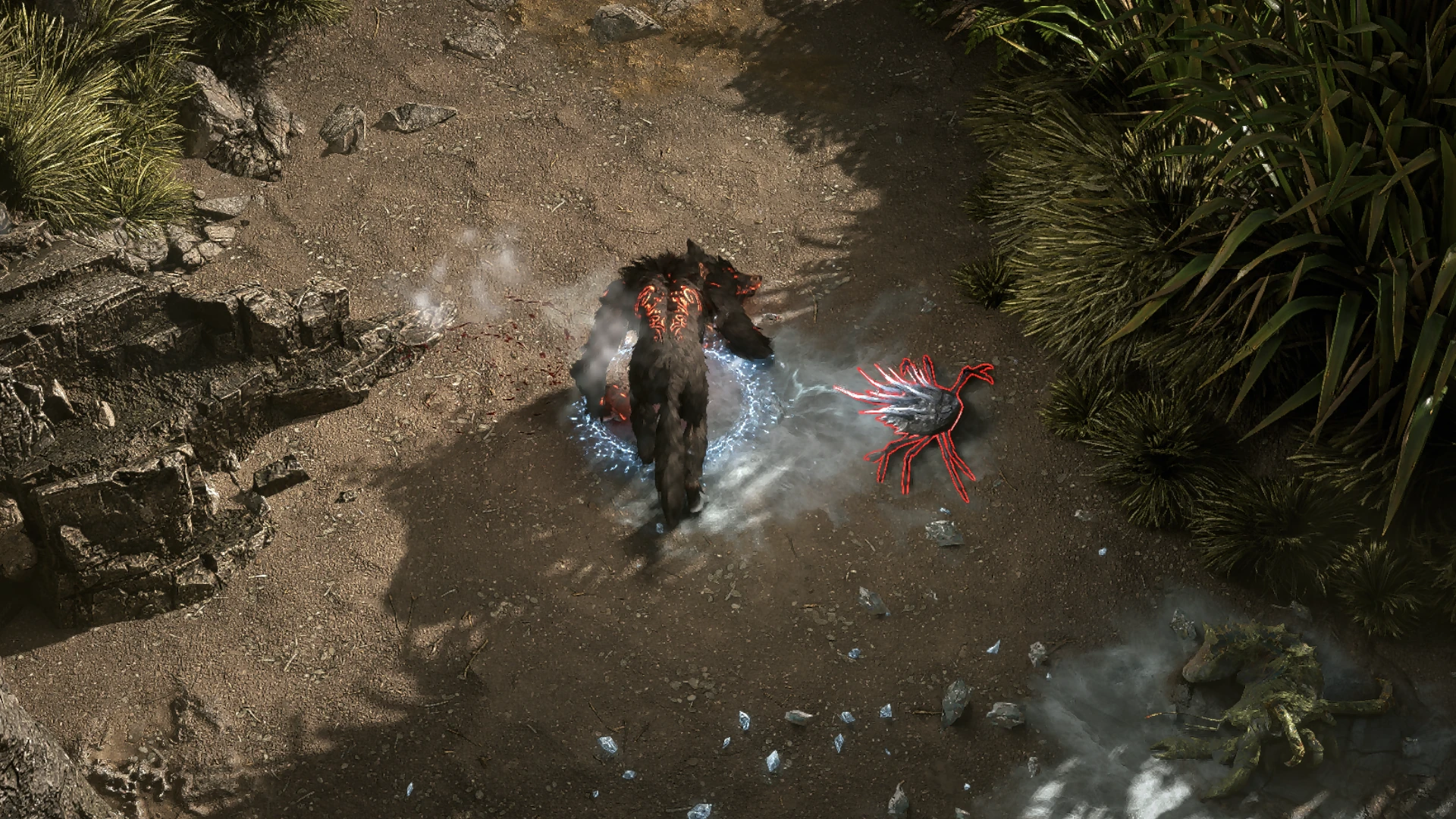 Quill Crab Large encountered in Whakapanu Island in Path of Exile 2