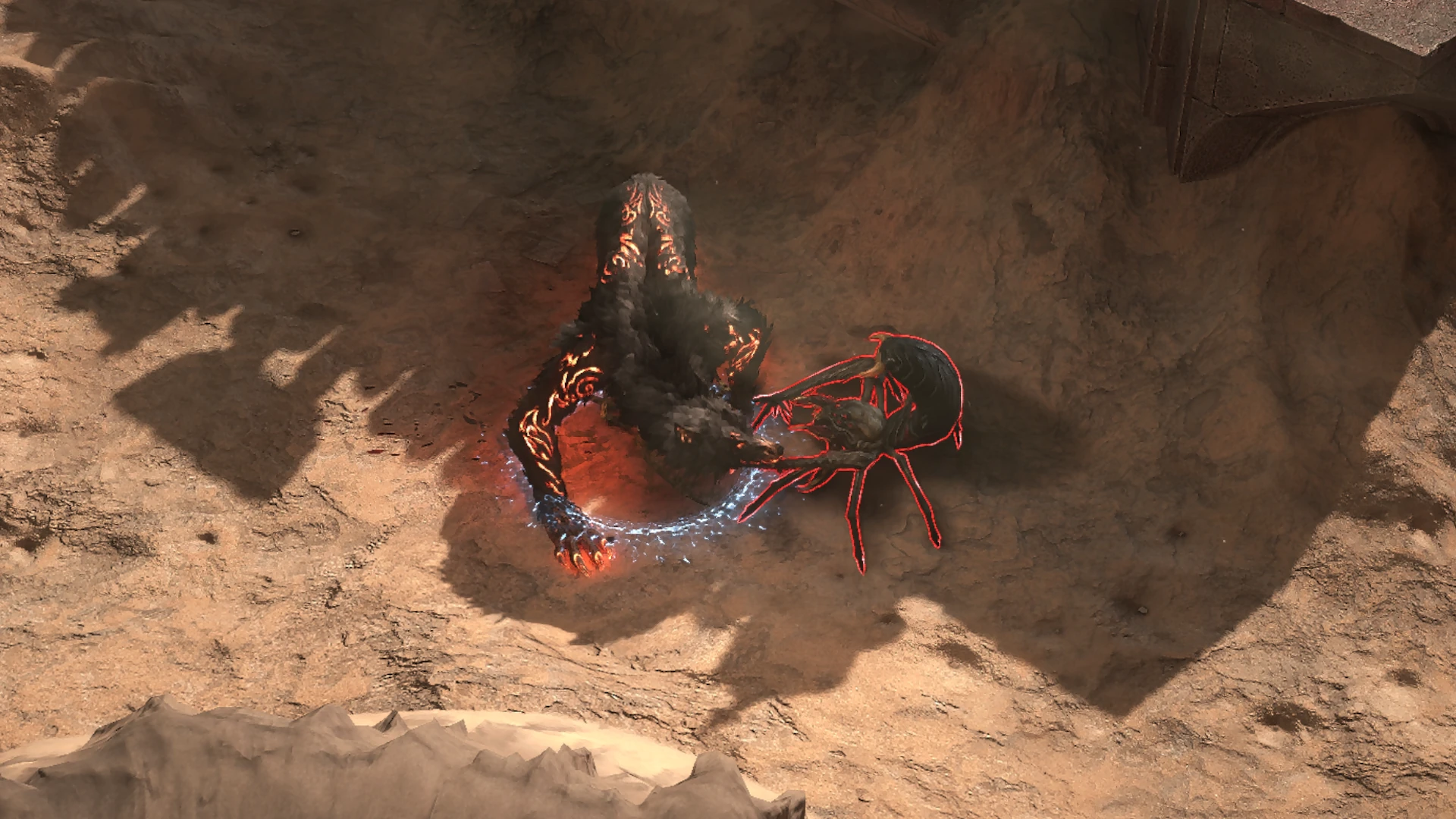 Rasp Scavanger 50 enemy encountered in Deshar in Path of Exile 2