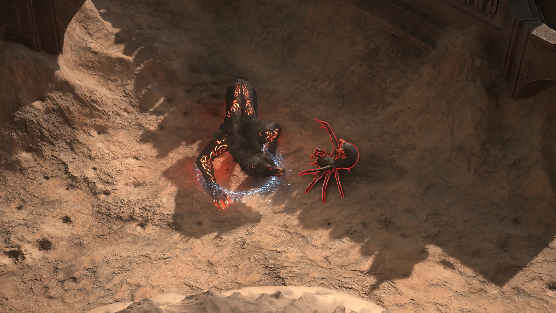 Rasp Scavanger Small enemy encountered in Deshar in Path of Exile 2