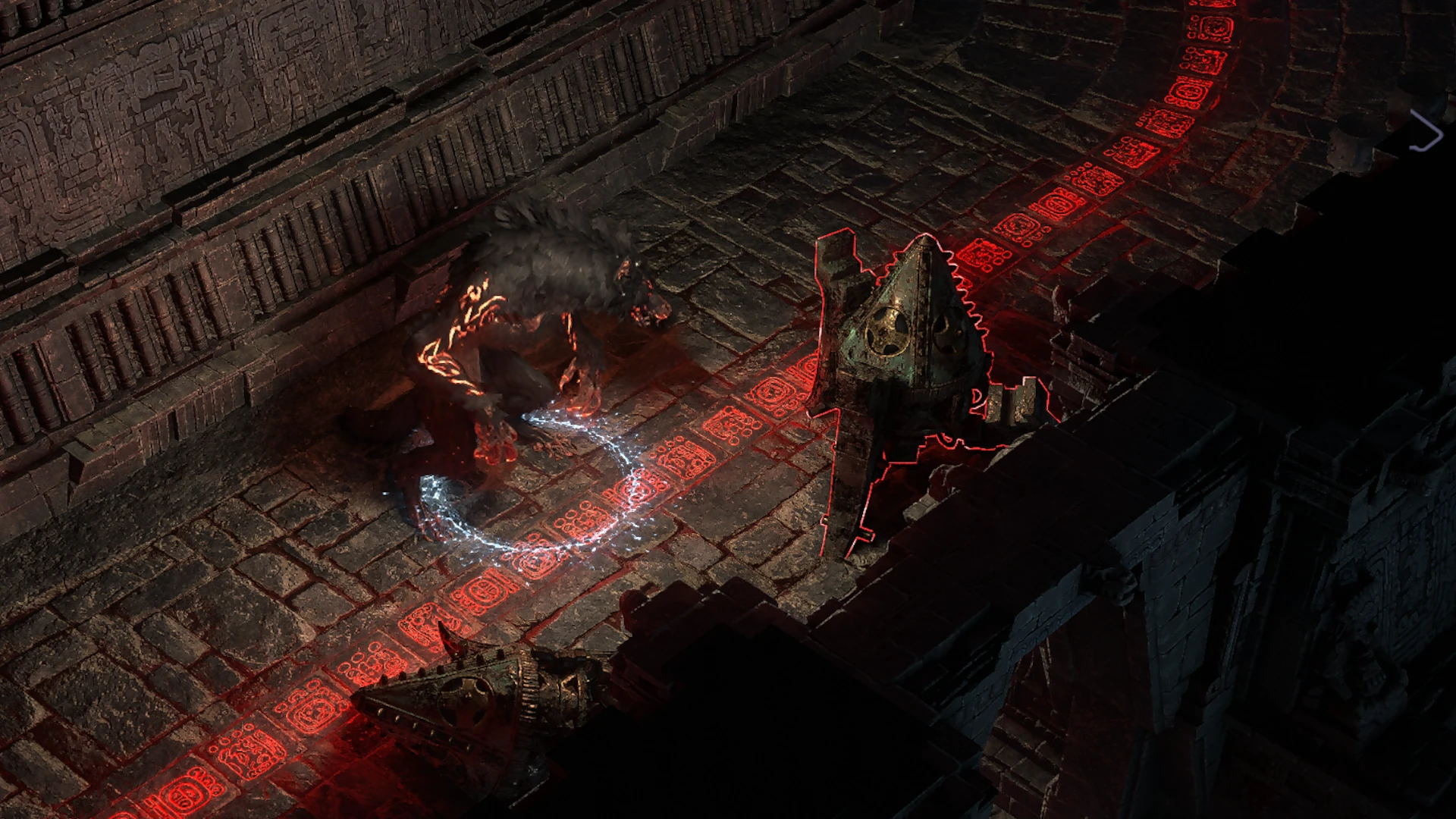 Rusted Reconstructor enemy encountered in Jiquani's Machinarium in Path of Exile 2