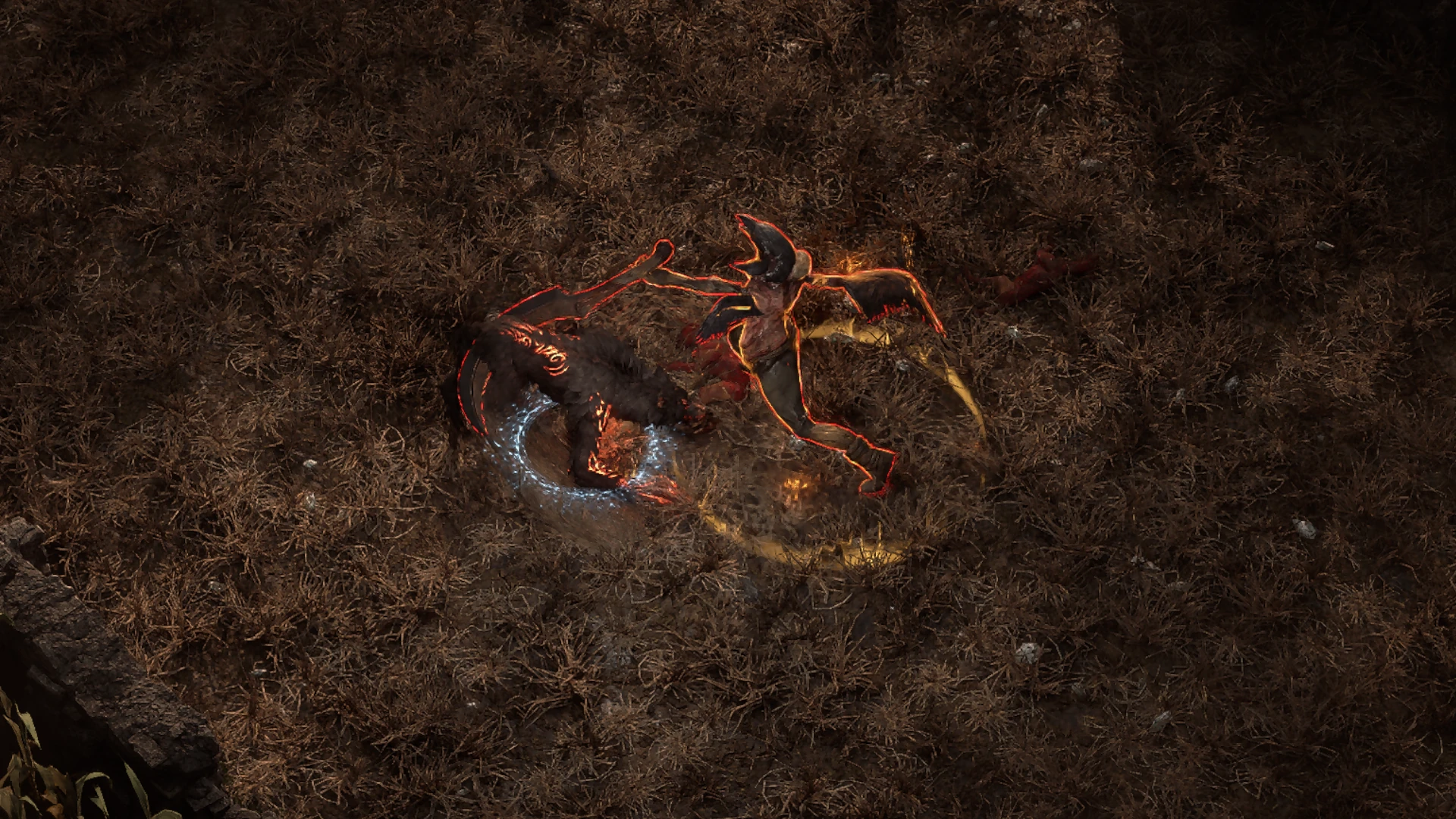 Scarecrow Beast enemy encountered in Ogham Farmlands in Path of Exile 2
