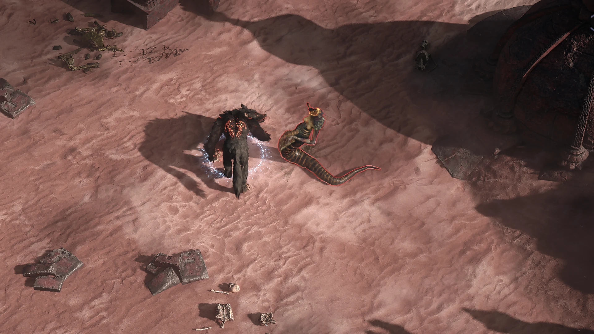 Serpent Clan enemy encountered in Keth in Path of Exile 2