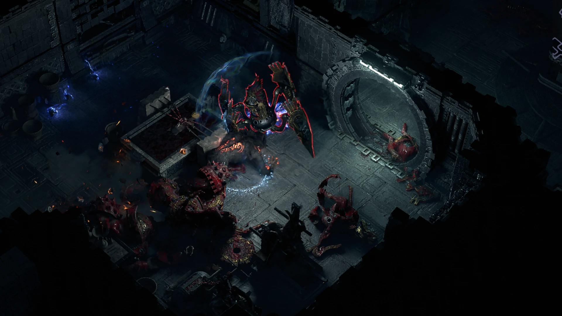 Shielded Transcendent encountered in The Black Chambers in Path of Exile 2