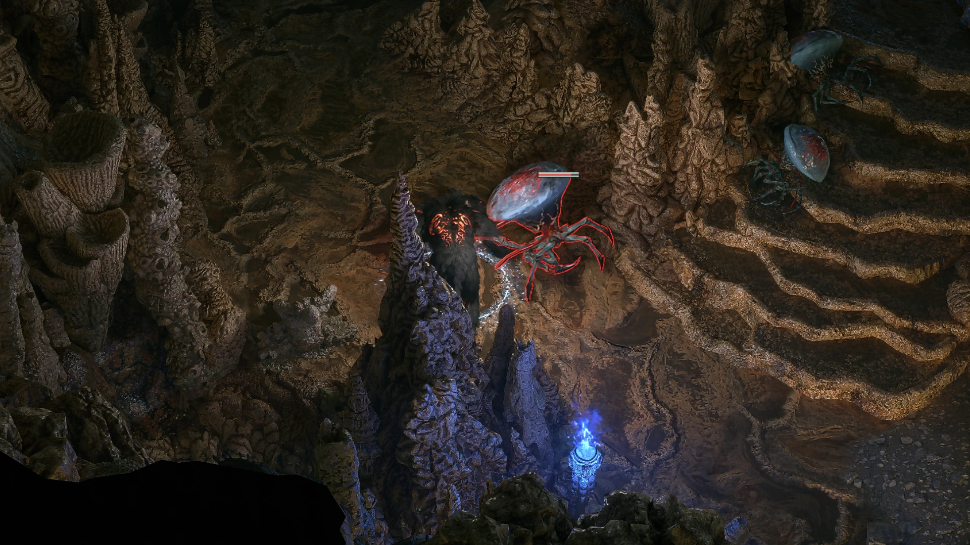 Skittering Jellycrab Big encountered in Singing Caverns in Path of Exile 2