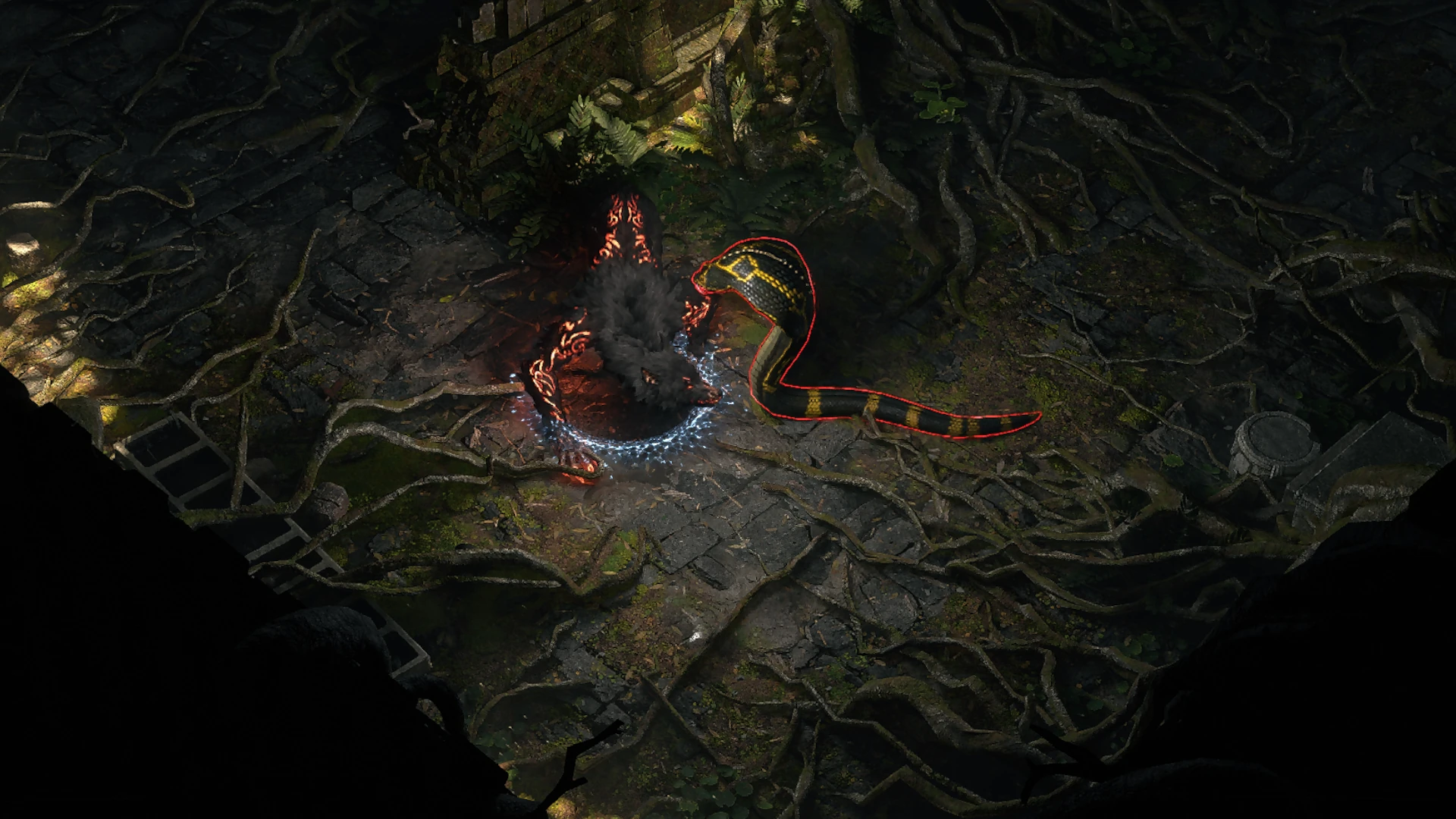 Slitherspitter enemy encountered in The Venom Crypts in Path of Exile 2