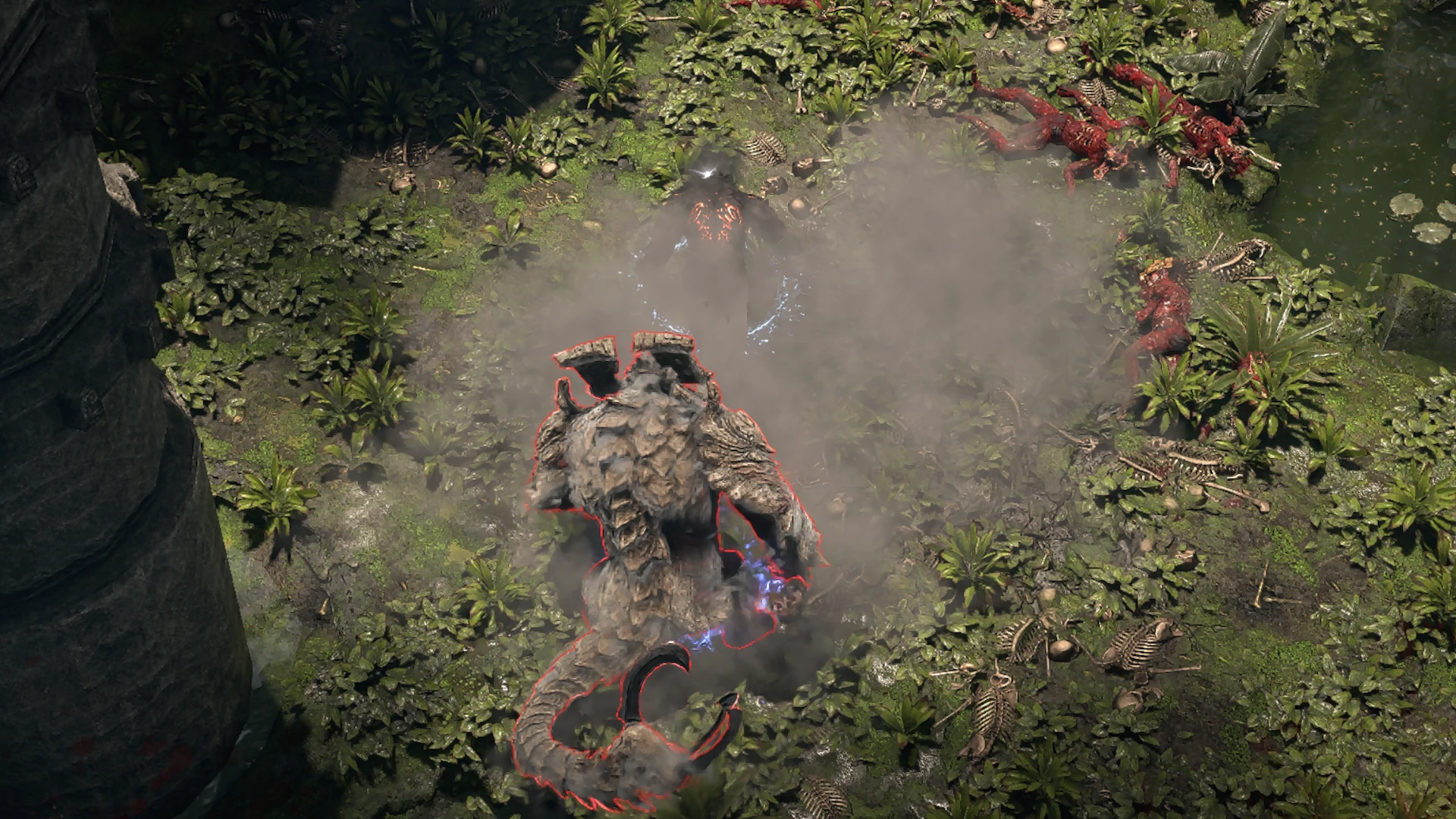 Stoneclad Gorilla enemy encountered in Trial of Chaos in Path of Exile 2