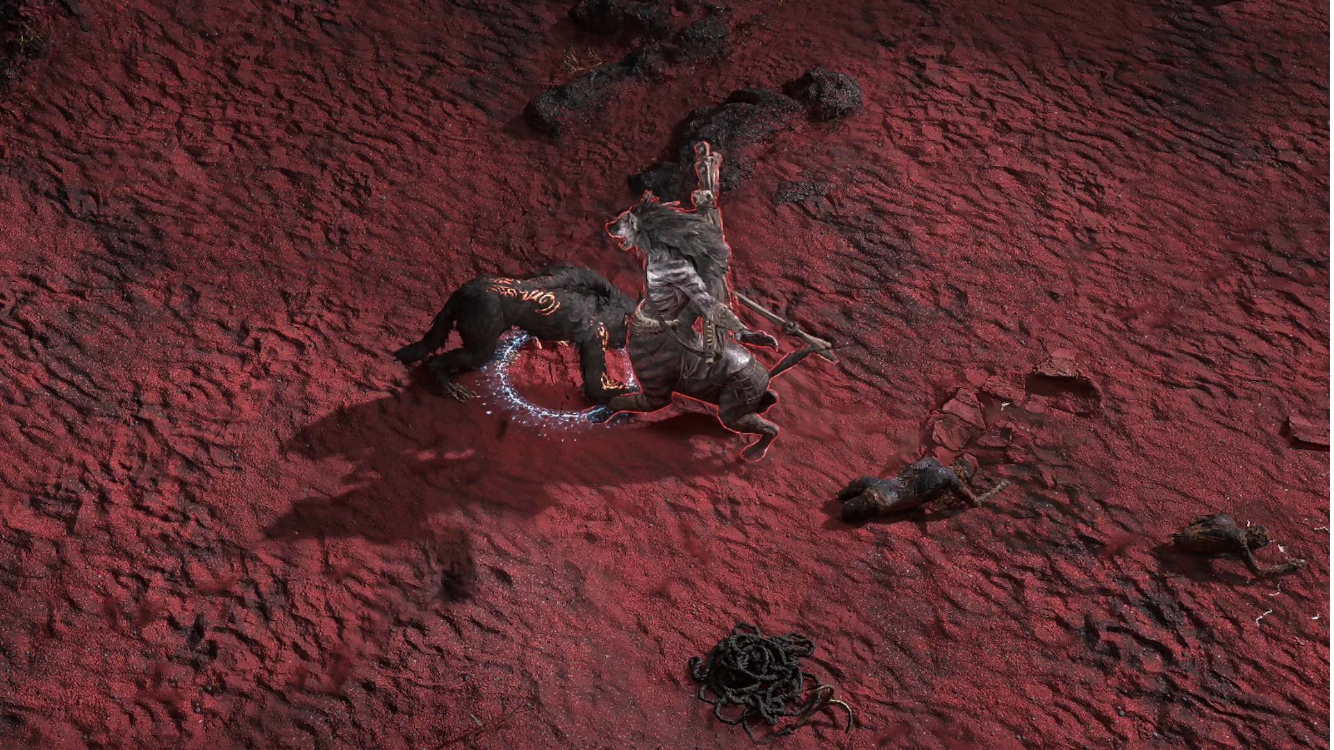 Sun Clan Scavanger enemy encountered in Vastiri Outskirts in Path of Exile 2