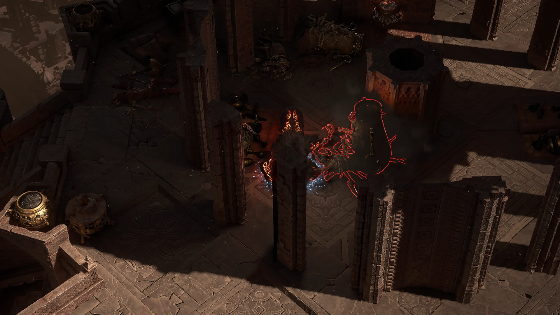 Urnwalker enemy encountered in Path of Mourning in Path of Exile 2