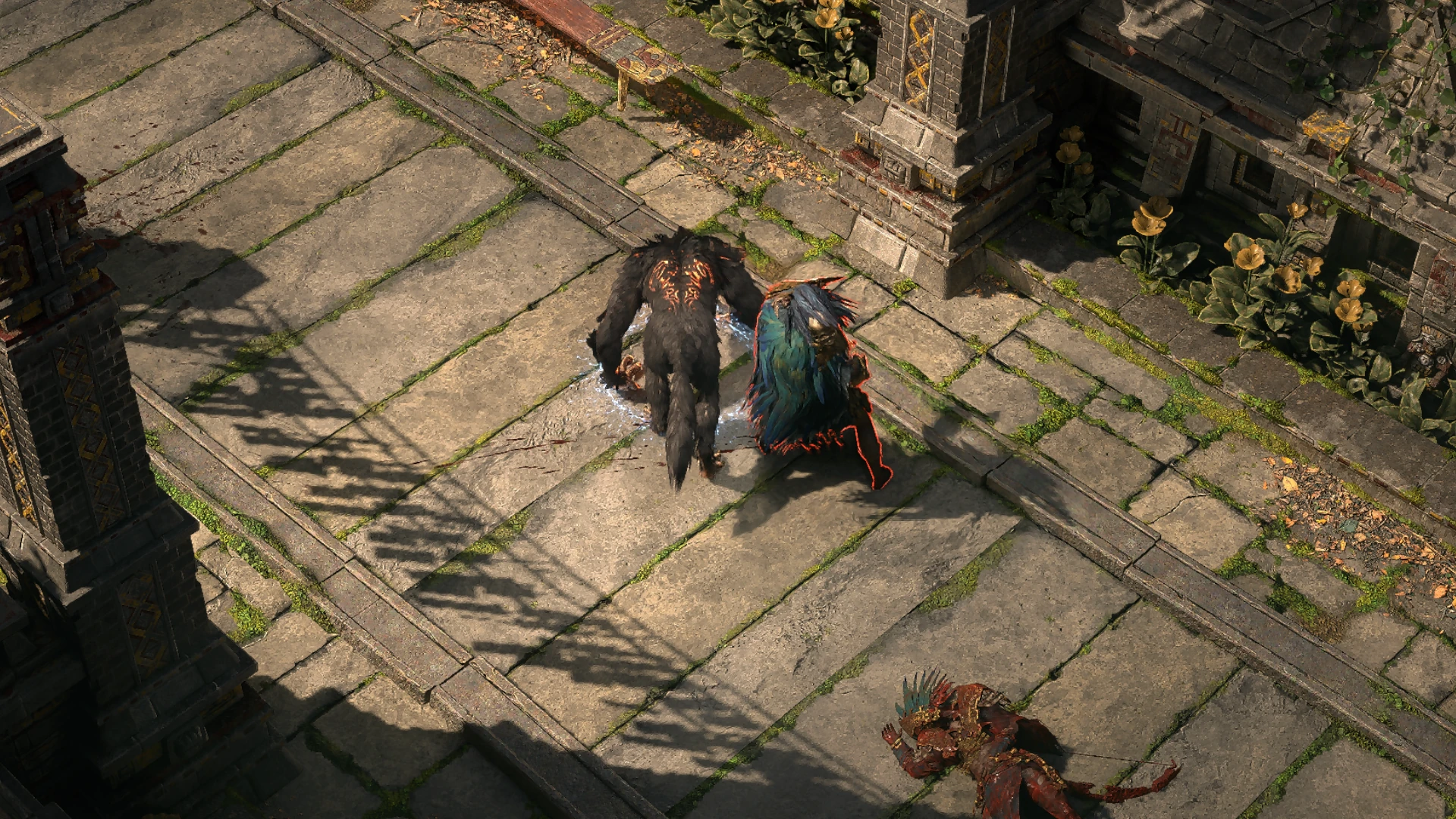 Vaal Excoriator enemy encountered in Utzaal in Path of Exile 2