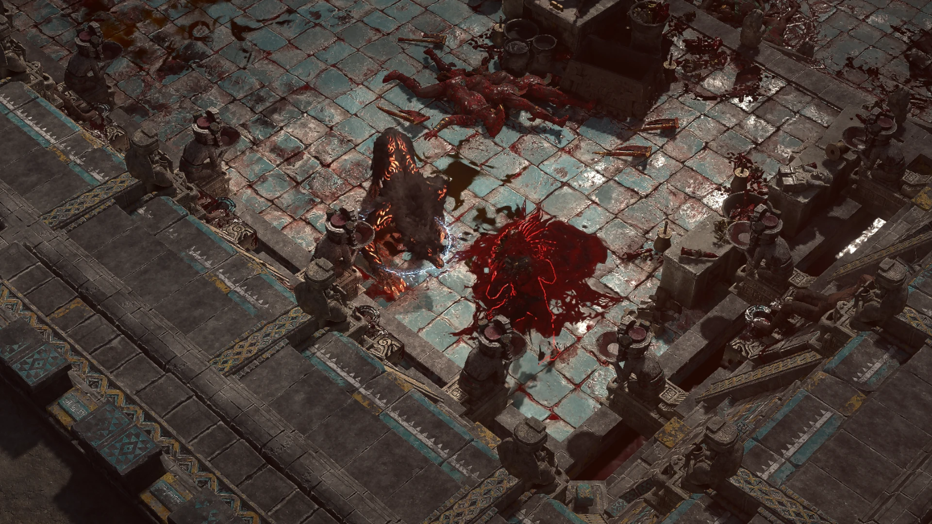 Vaal Formshifter Bloodied encountered in Aggorat in Path of Exile 2